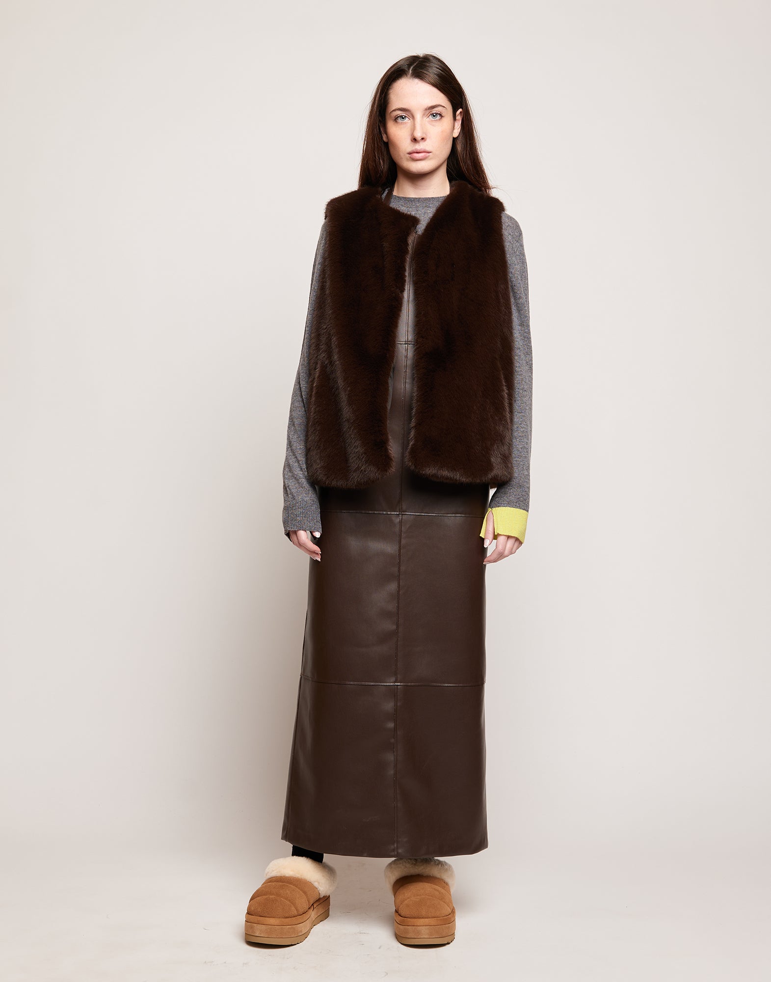 Gilet in Ecopelliccia Ciocco
