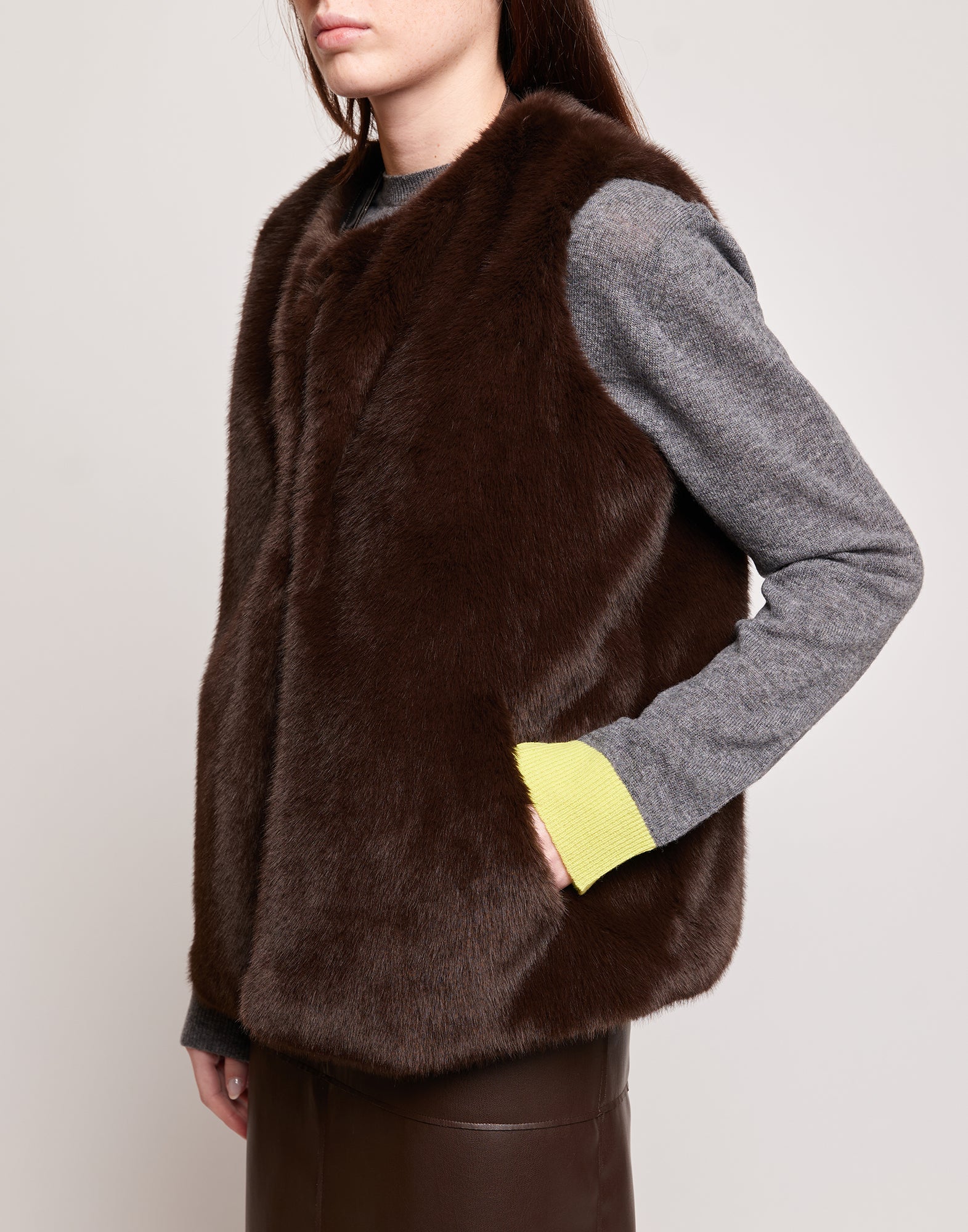 Gilet in Ecopelliccia Ciocco