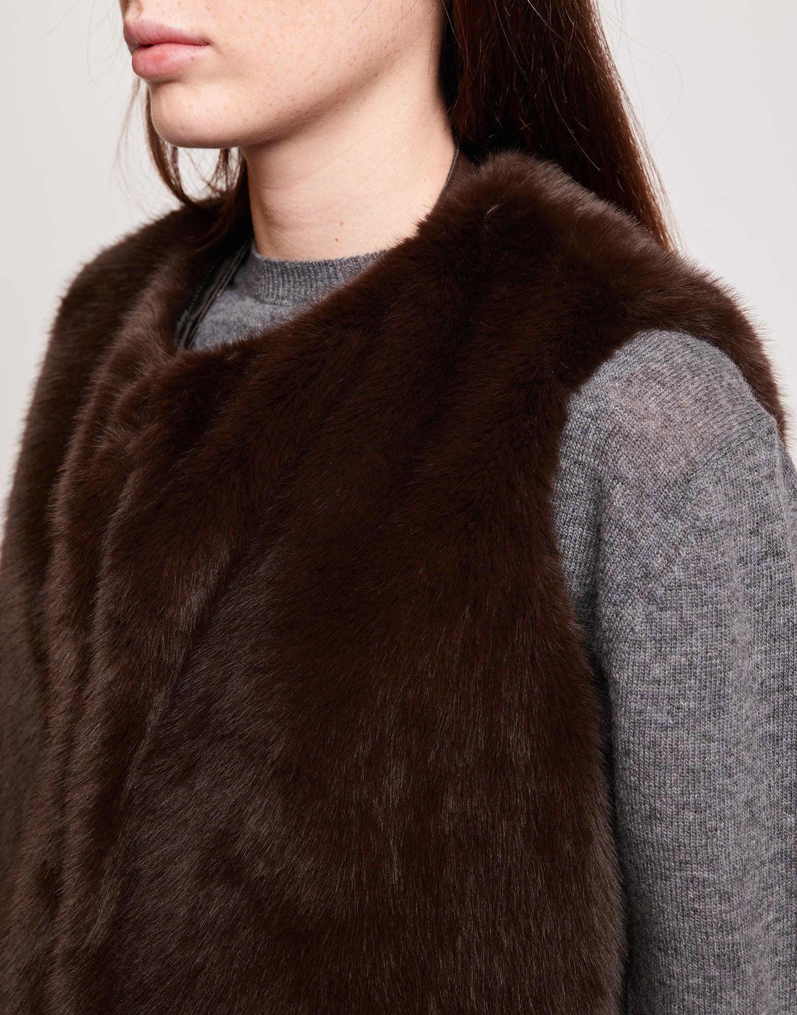 Gilet in Ecopelliccia Ciocco