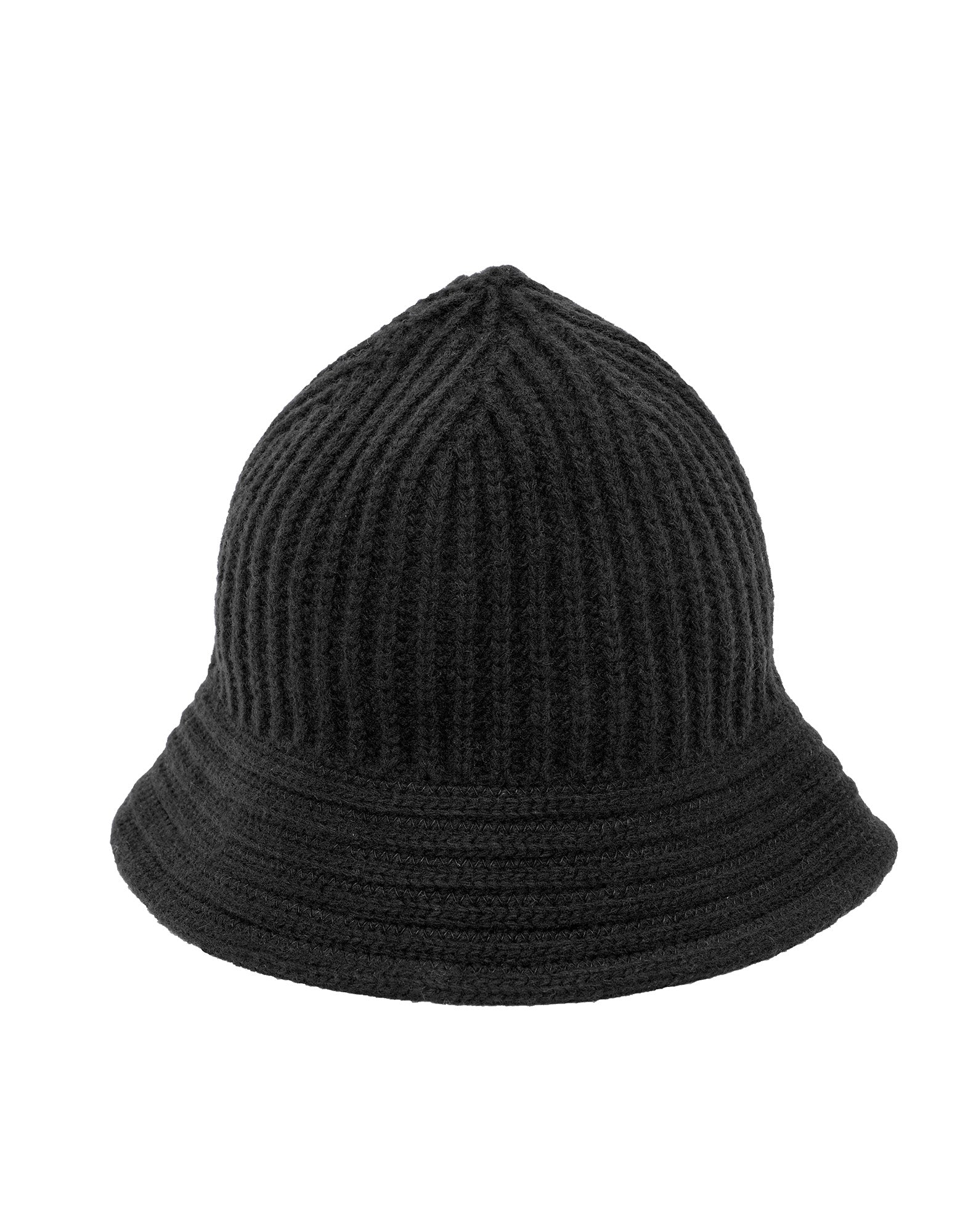 Berretto Cloche in Lana Nero