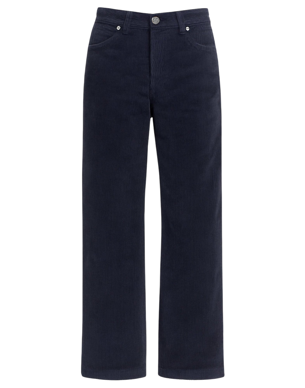 500 Striped Ultramarine Velvet Palazzo Pants