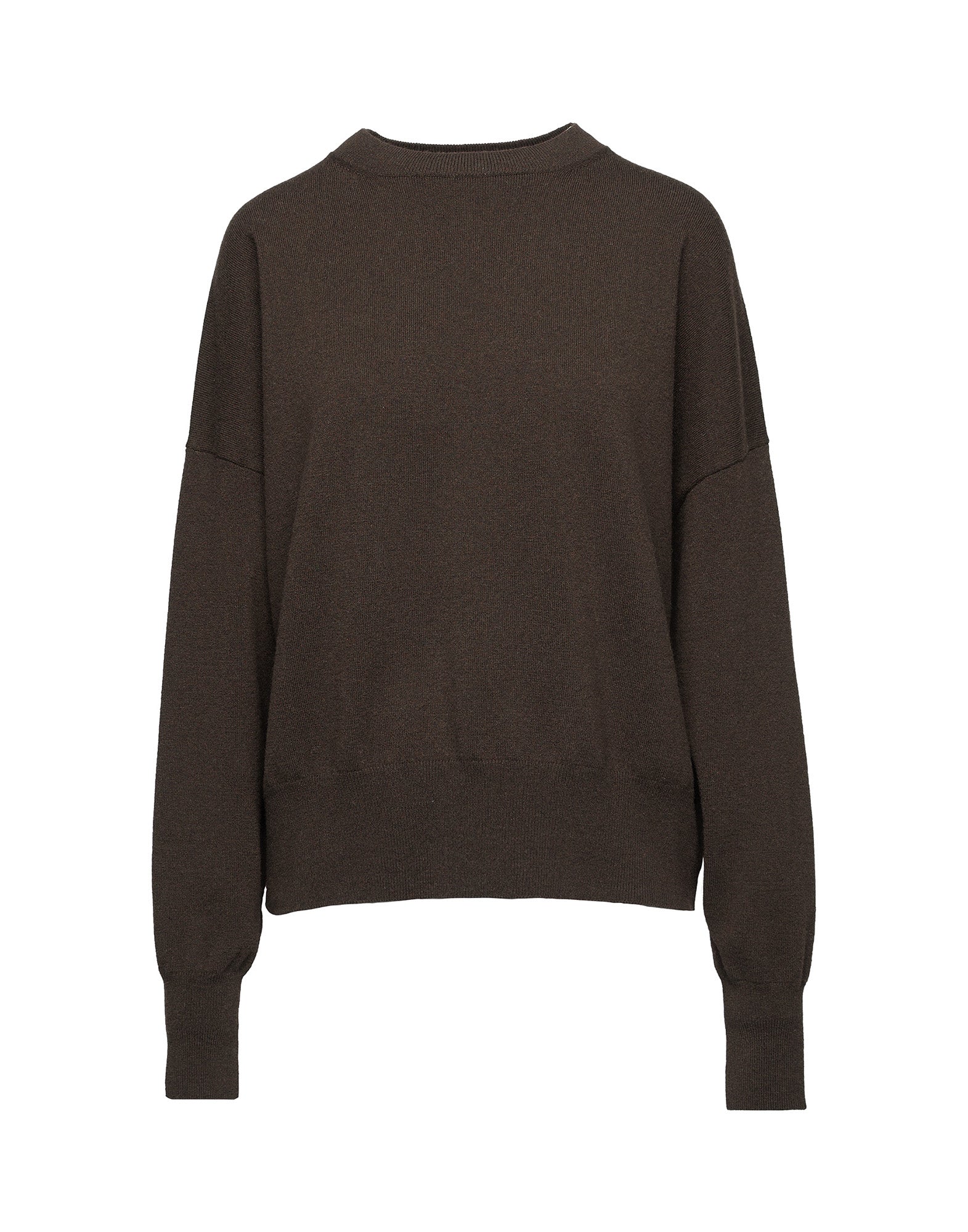 Maglione Kimono Girocollo in Lana e Cashmere Ciocco