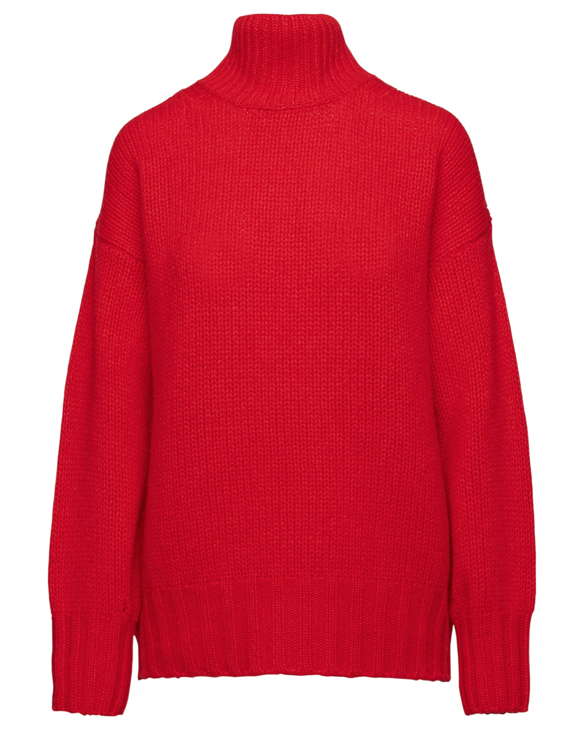 Wool and Cashmere Turtleneck Sweater Lacquer