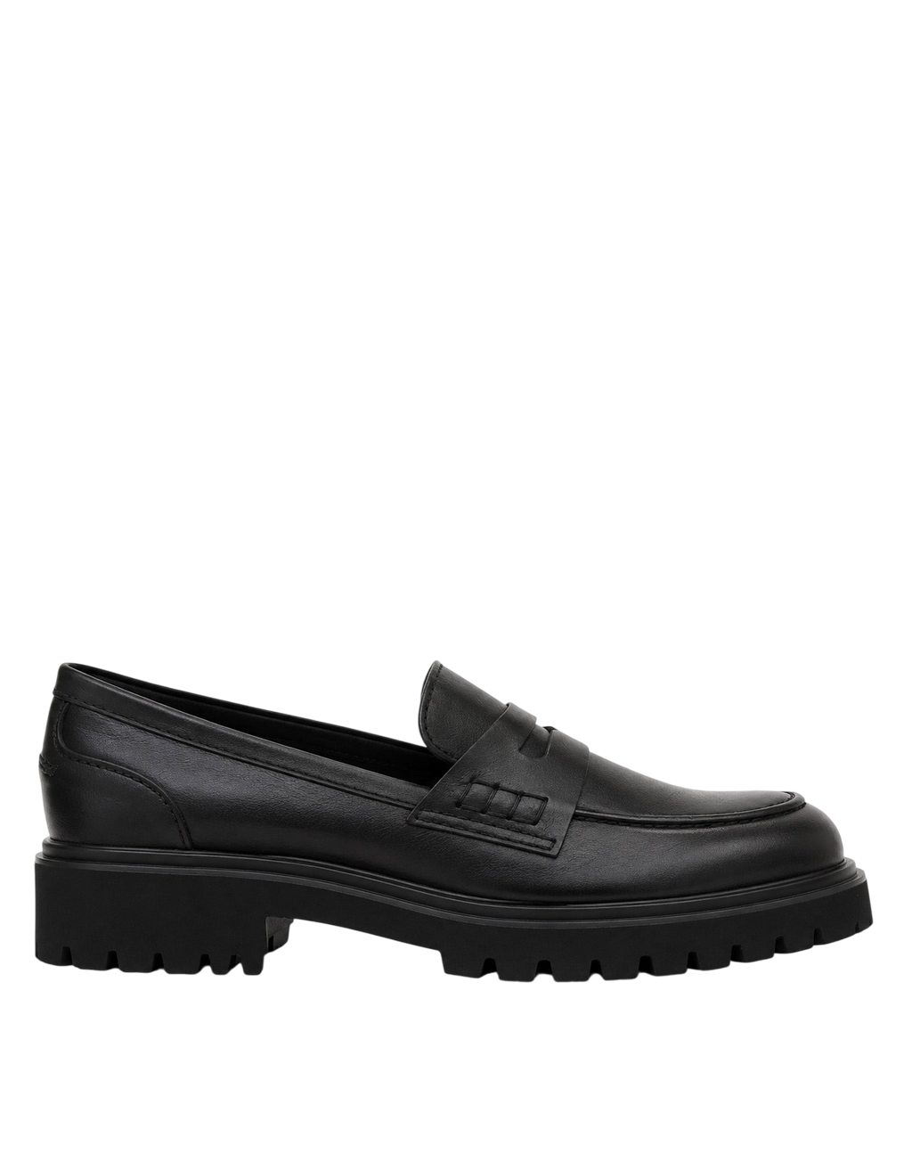 Mocassino in Pelle Fossil con Suola Chunky