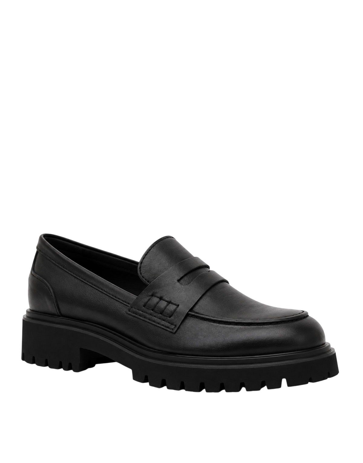 Mocassino in Pelle Fossil con Suola Chunky