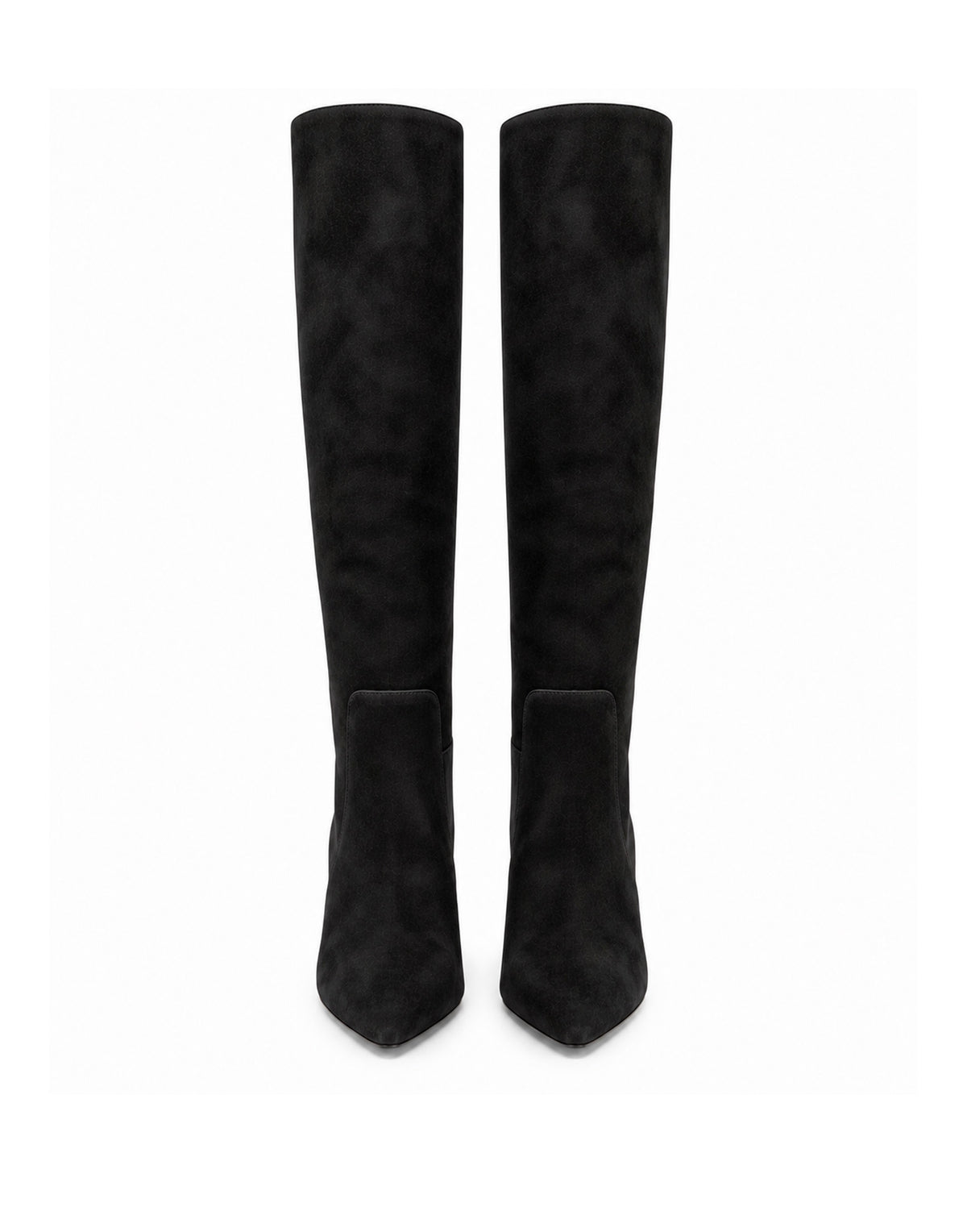 Stivali Alti in Camoscio Nero