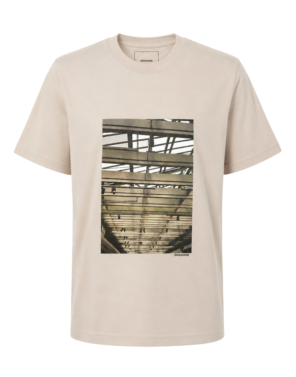"Travi" Print Cotton Jersey T-shirt Butter