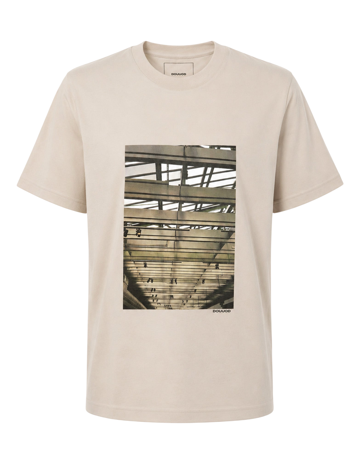 T-shirt en jersey de coton imprimé « Travi » beurre