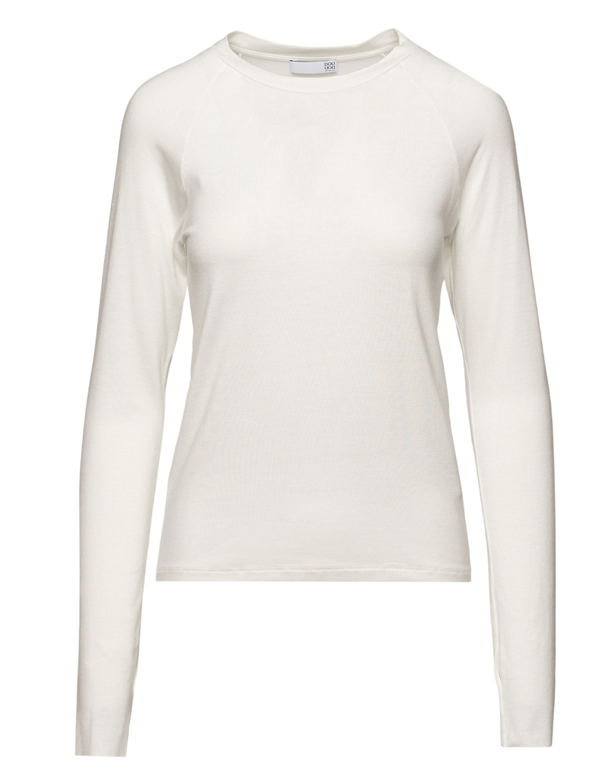 T-shirt en jersey de viscose stretch lait