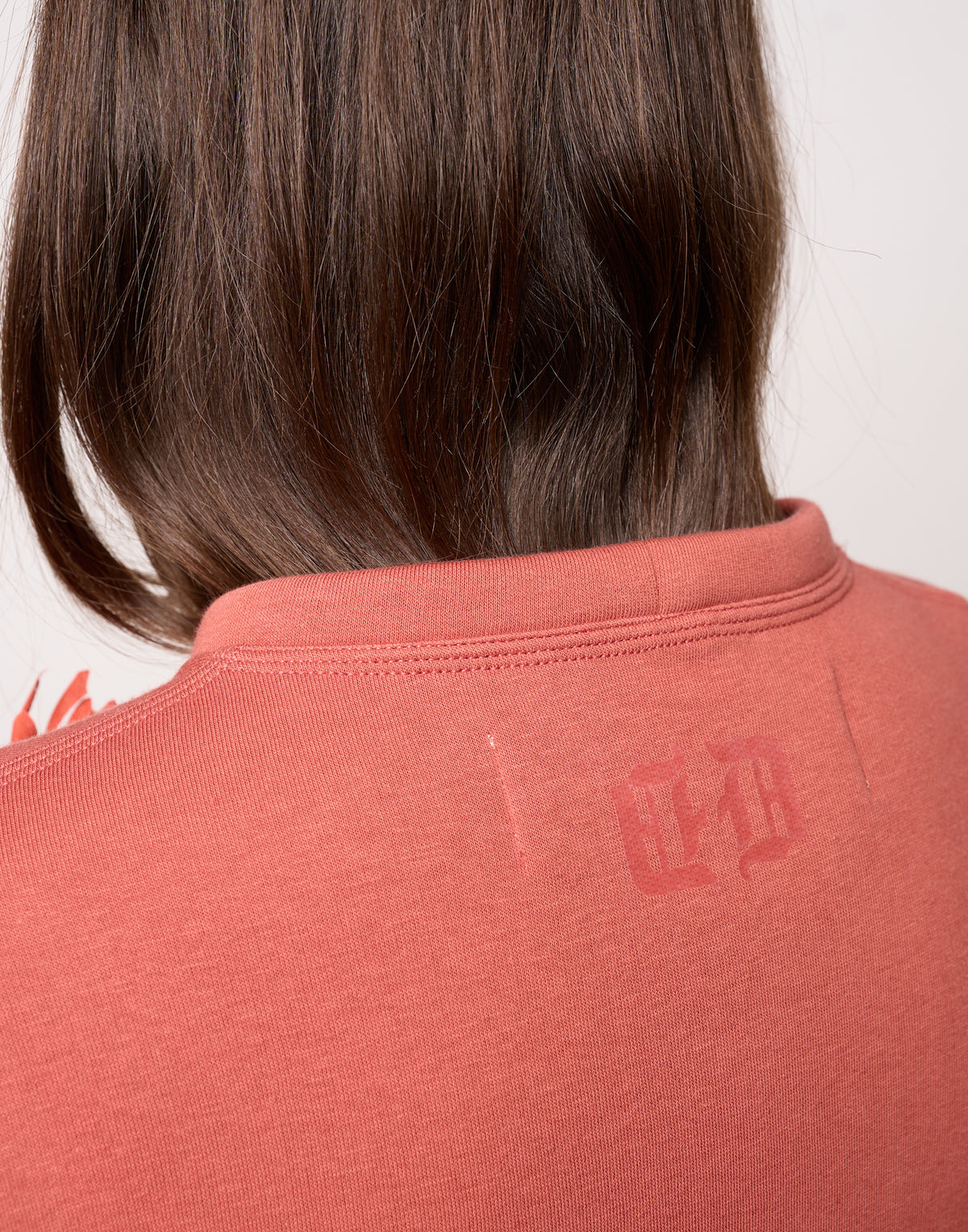 Felpa Girocollo in Felpa Soft Rust
