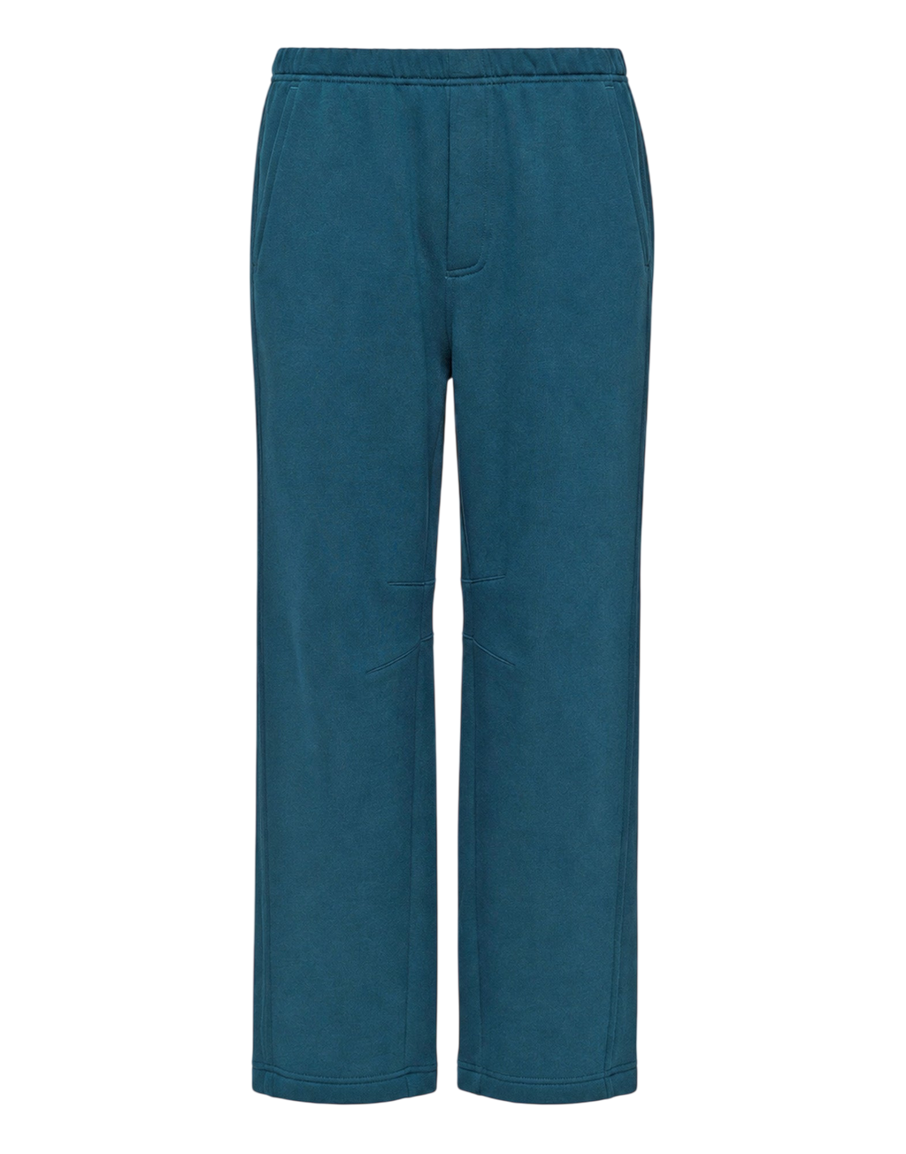 Tied Blue Cut-Detail Cargo Joggers