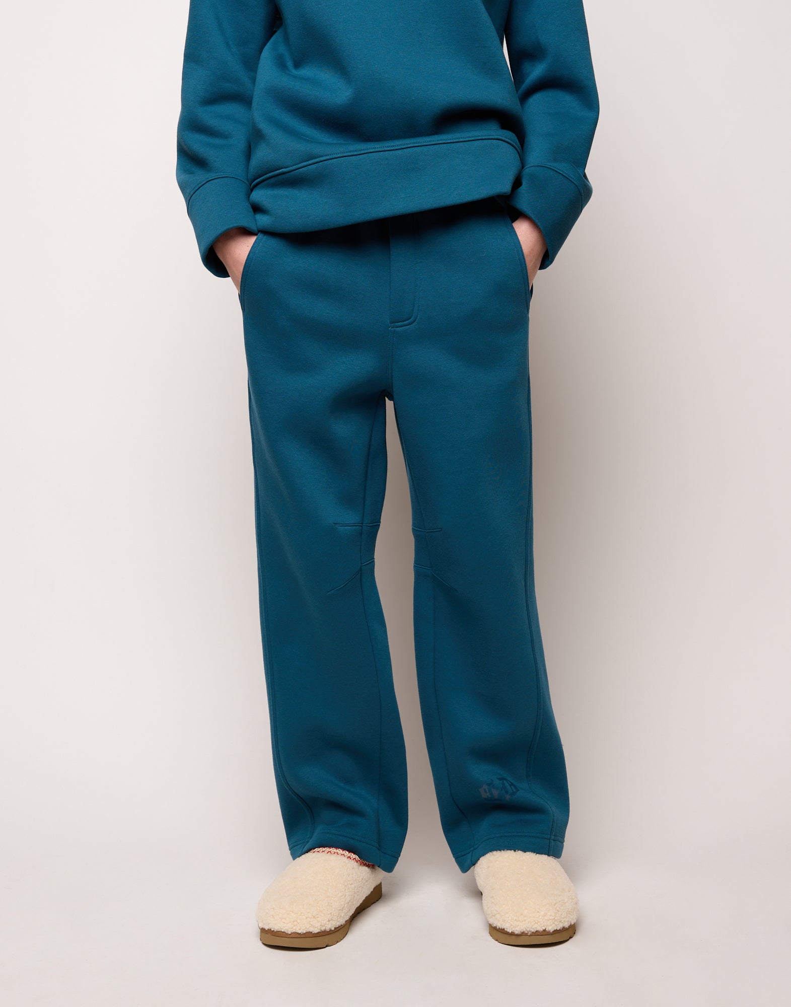 Pantalone Jogging Cargo con Dettagli a Taglio Tied Blue