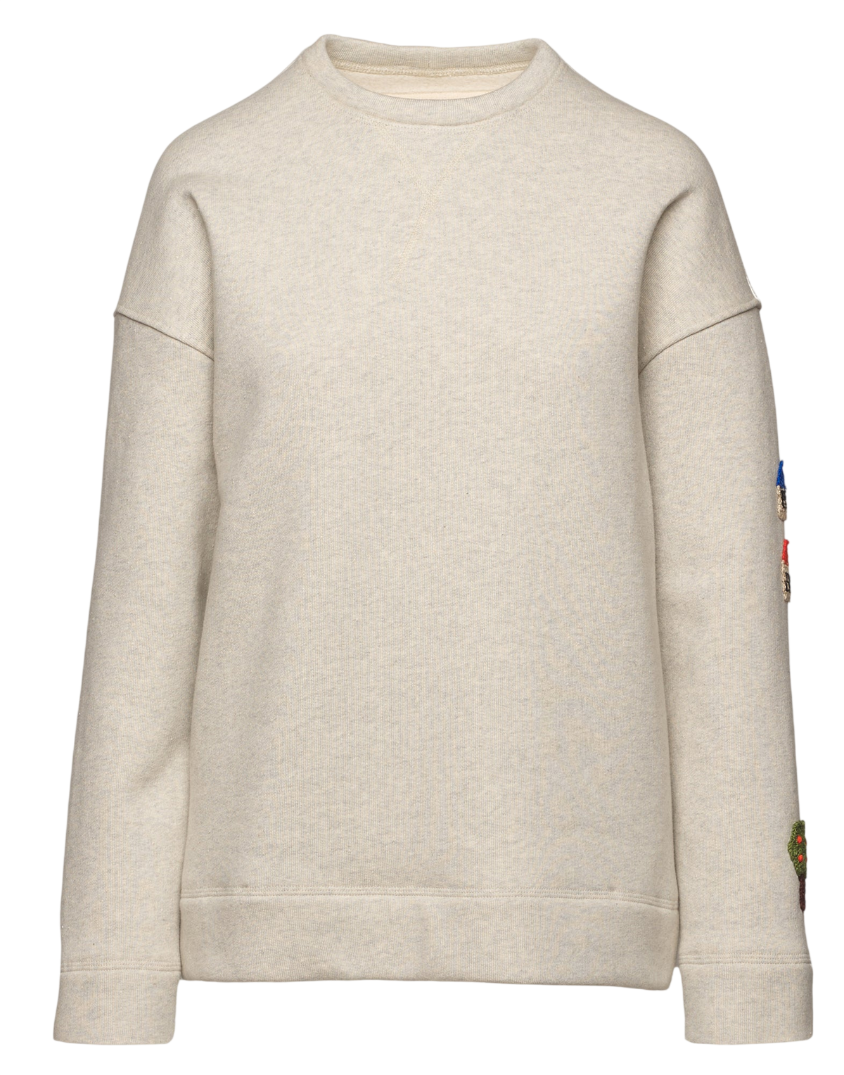 Sweat-shirt unisexe avec patch au crochet