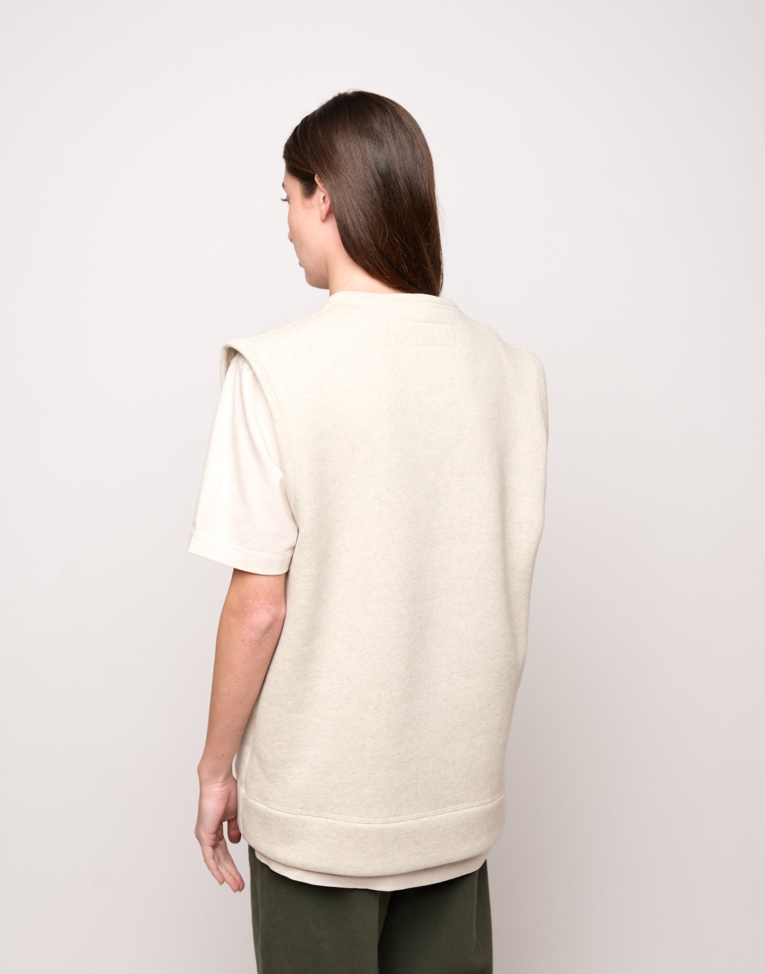 Gilet Genderless in Felpa con Taschino