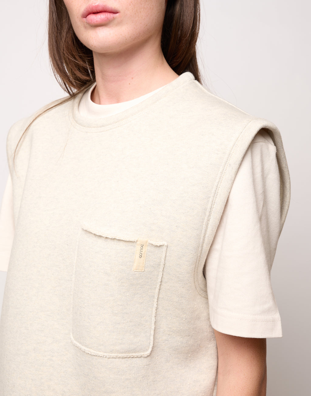 Gilet Genderless in Felpa con Taschino