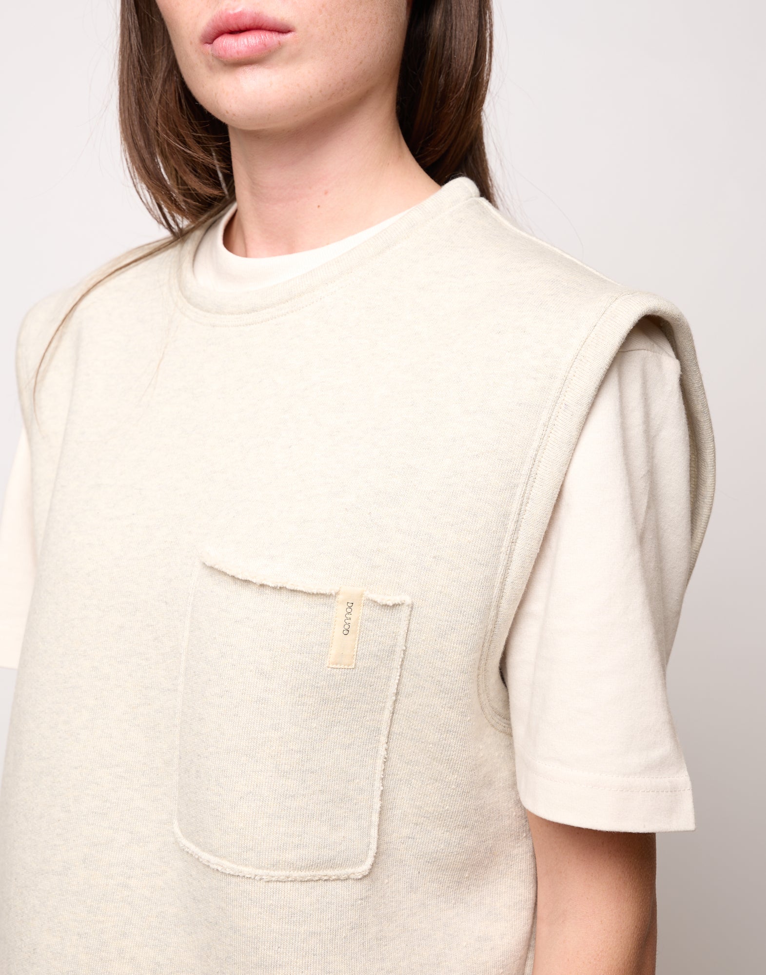 Gilet Genderless in Felpa con Taschino