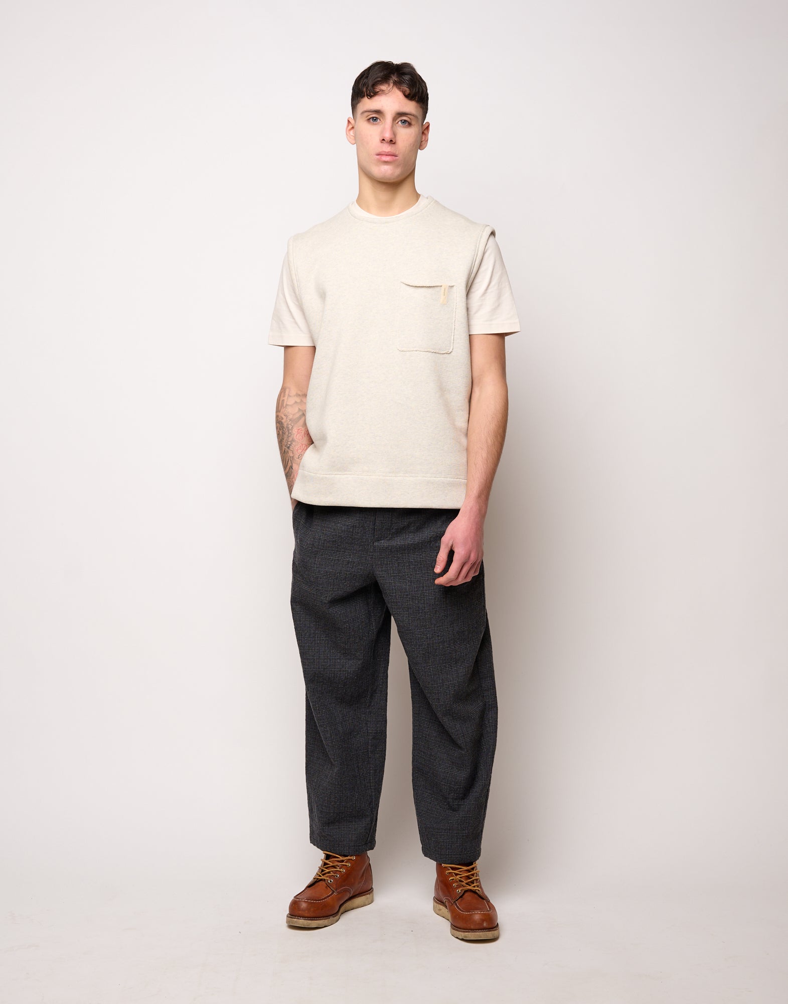 Gilet Genderless in Felpa con Taschino