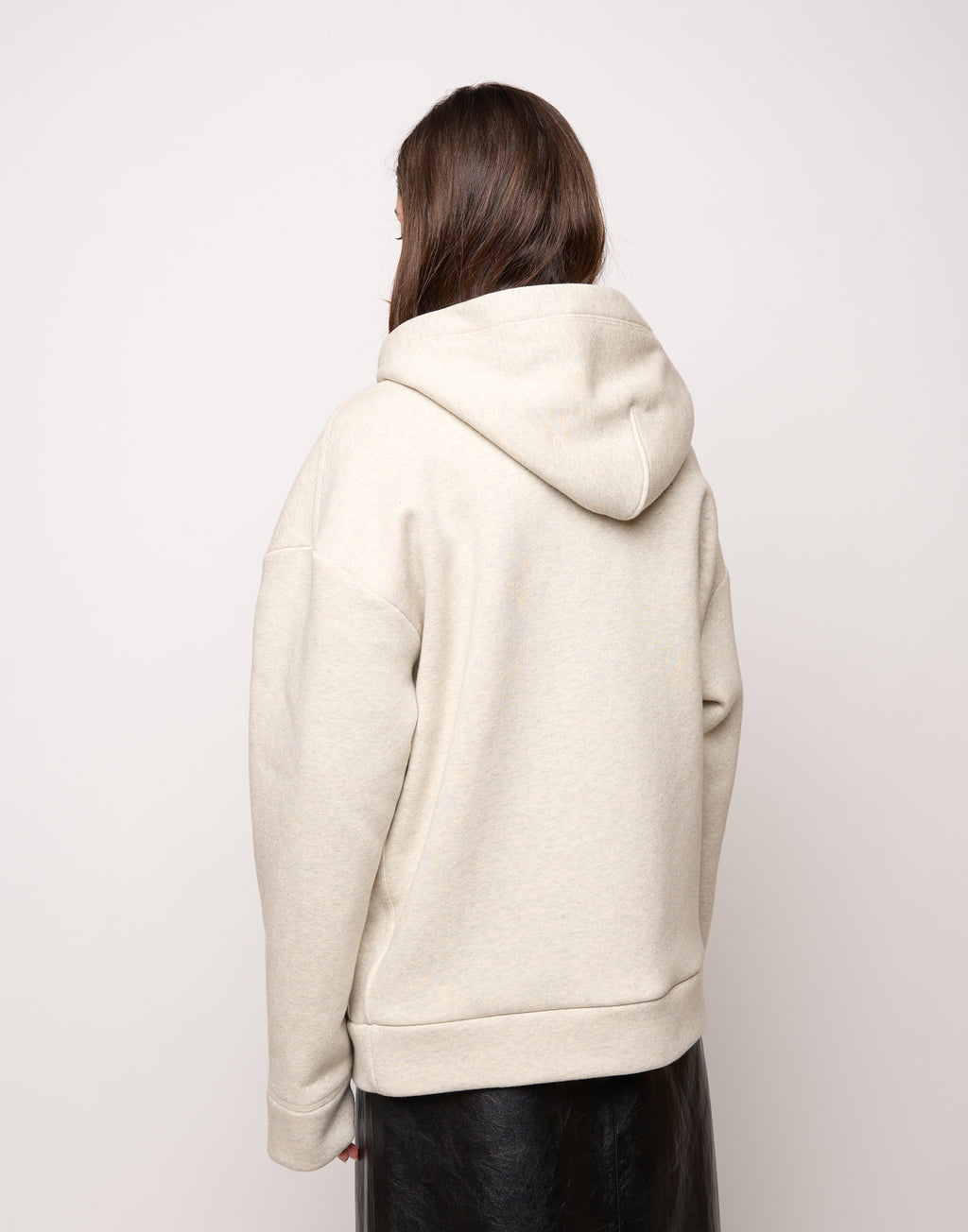 Giacca Genderless con Cappuccio e Zip in Metallo