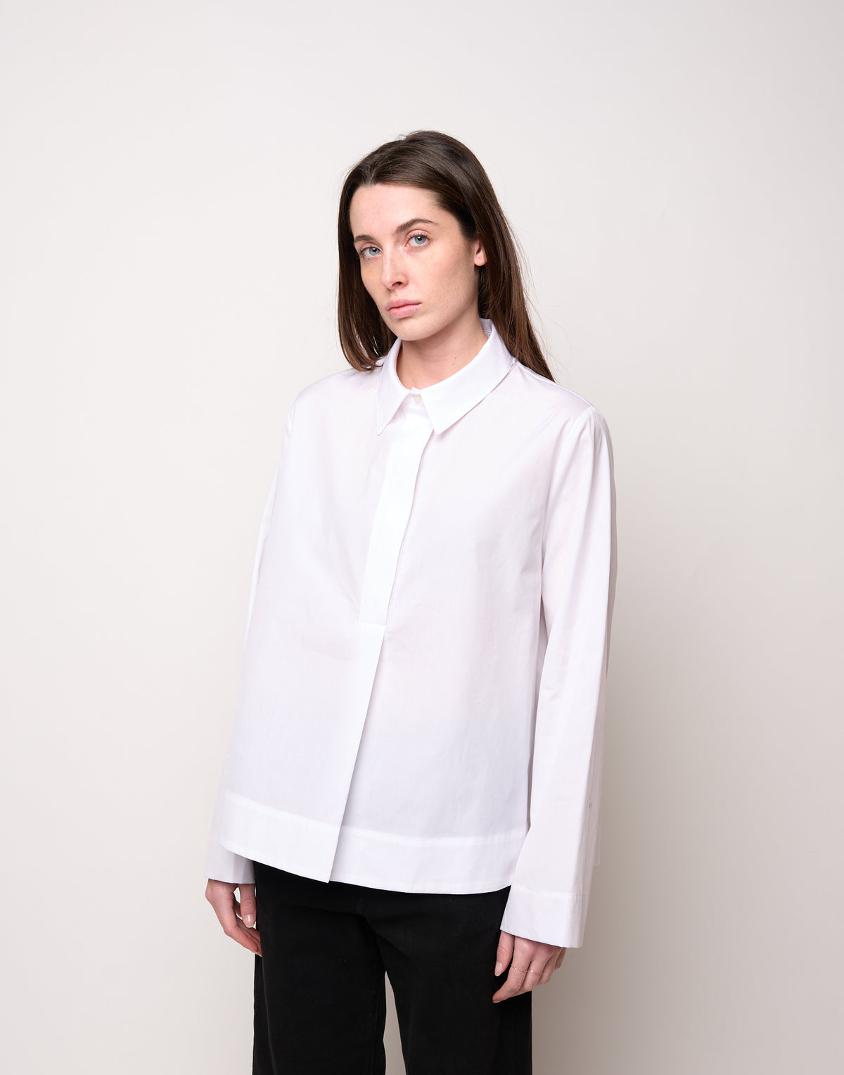 White A-Line Polo Shirt