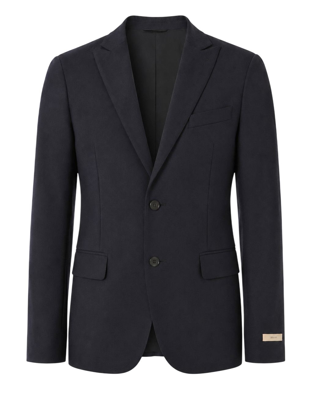 Veste Monopourpoint Unisexe en Flanelle Stretch Bleu Abysse