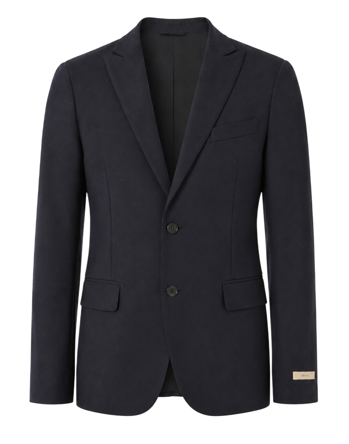 Veste Monopourpoint Unisexe en Flanelle Stretch Bleu Abysse