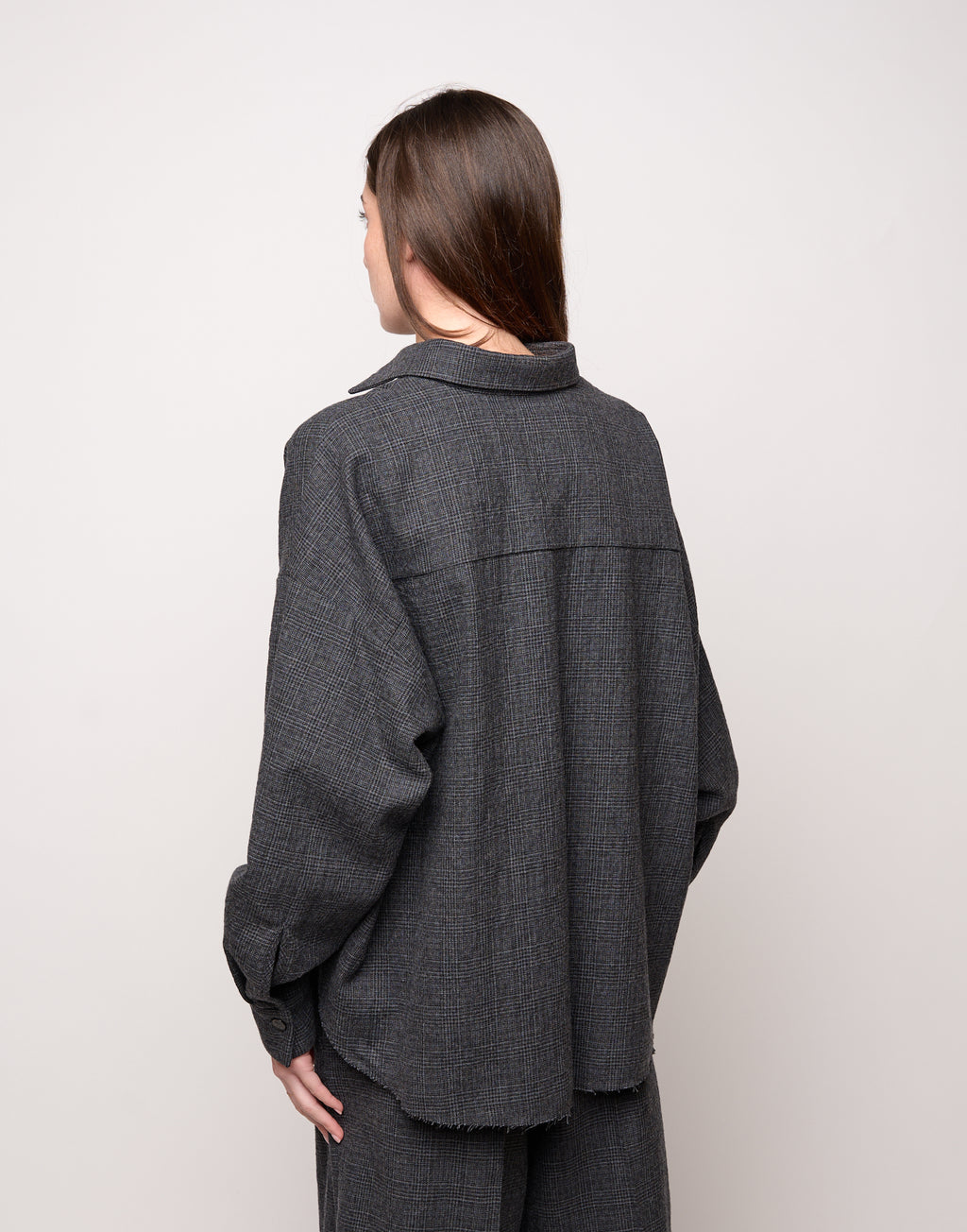 Camicia Ampia in Micro Galles Underground
