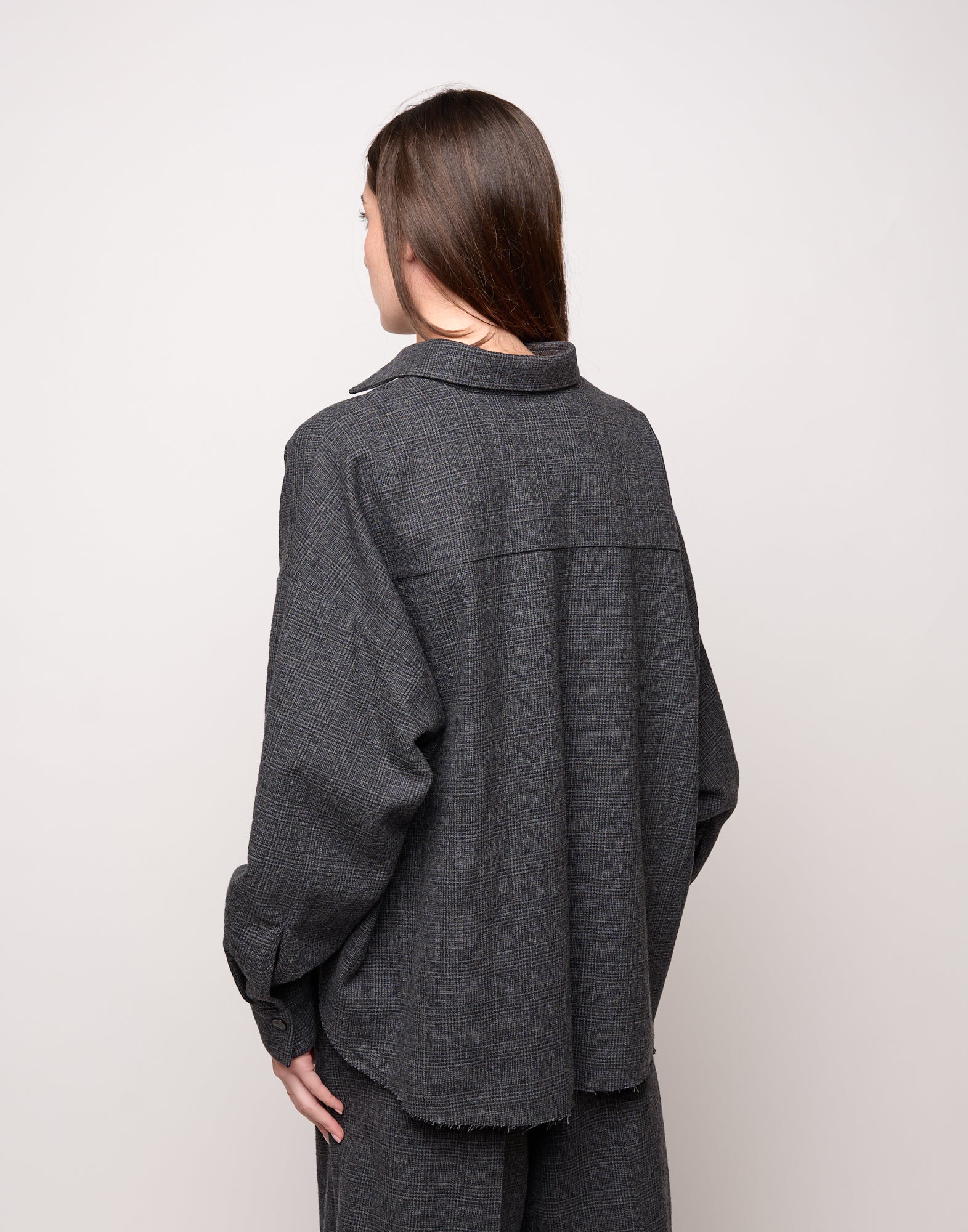 Camicia Ampia in Micro Galles Underground
