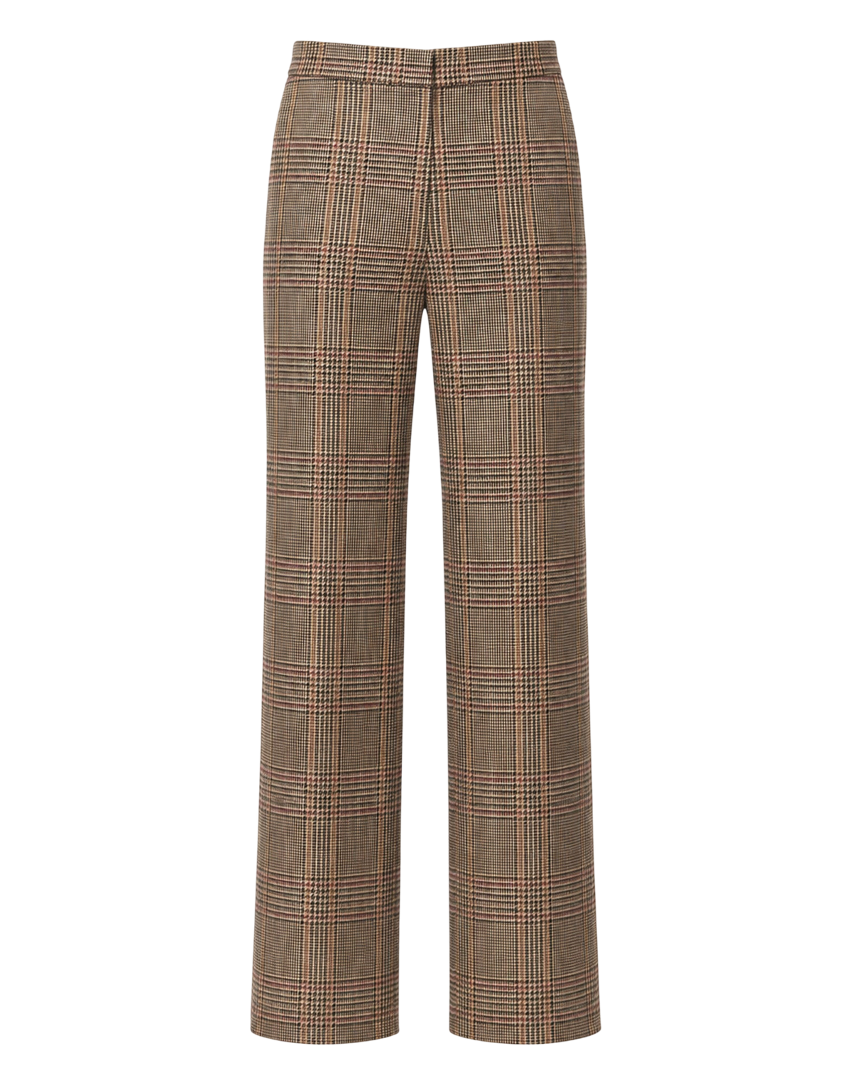 Pantalon droit à motif Prince de Galles