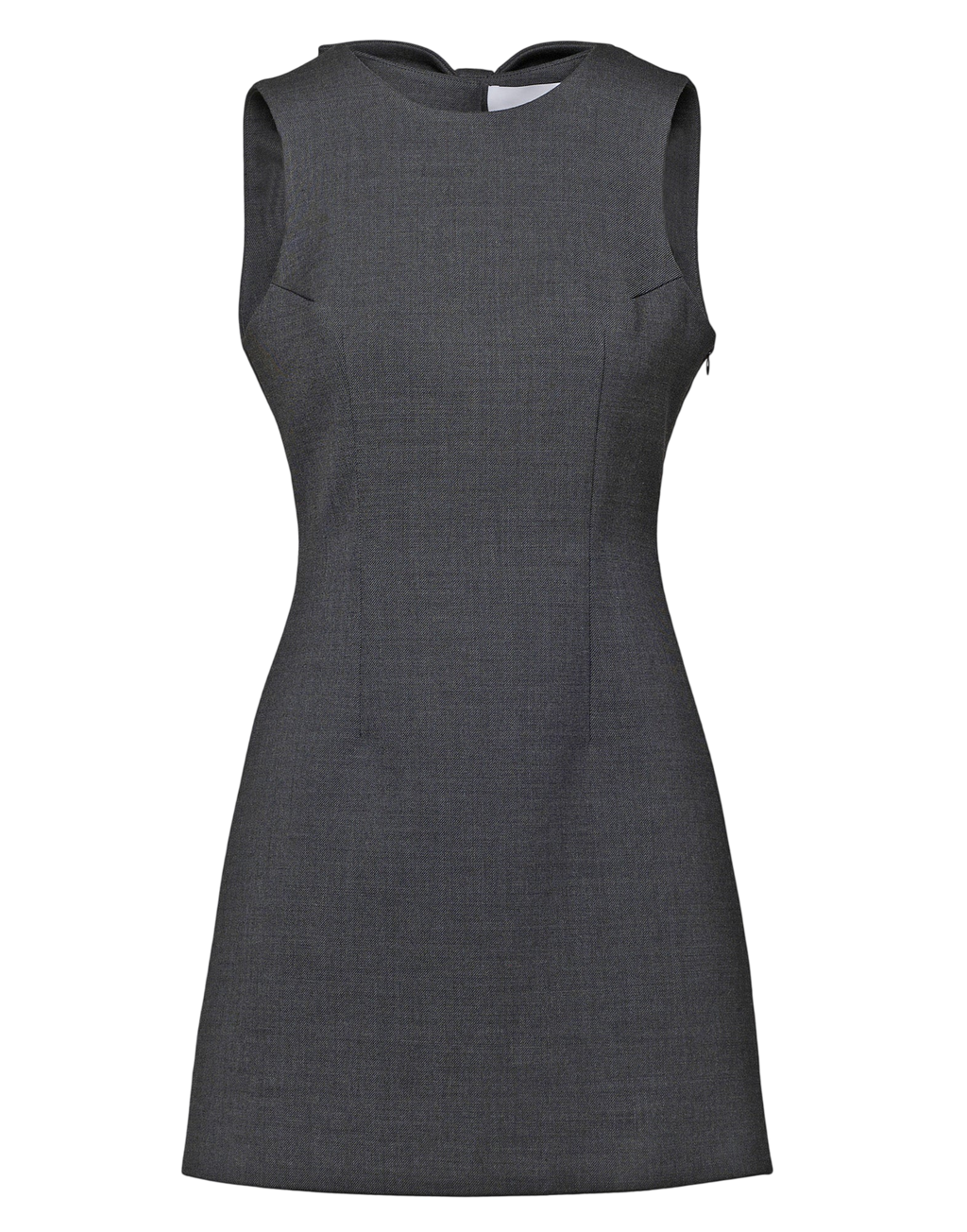 Anthracite Backless Bodycon Mini Dress with Bow