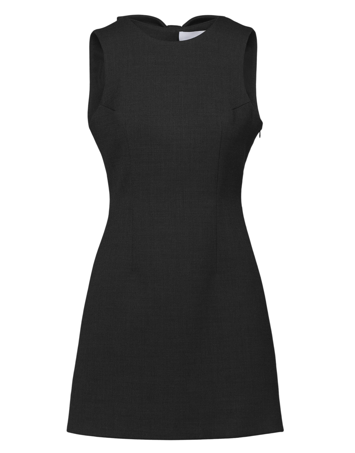 Black Backless Bodycon Mini Dress with Bow
