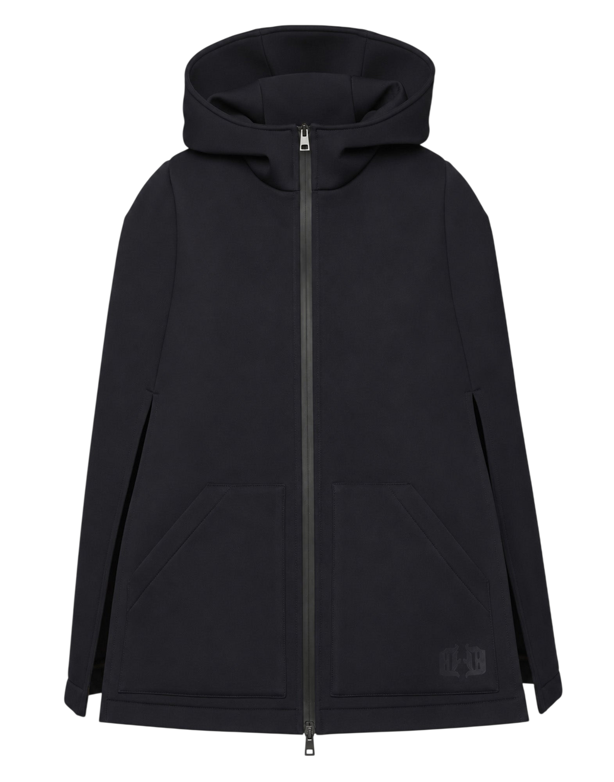 Mini Hooded Jacket with Coated Zip, Night