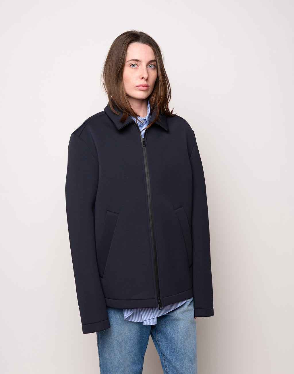 Caban Genderless in Tecno Neoprene Notte
