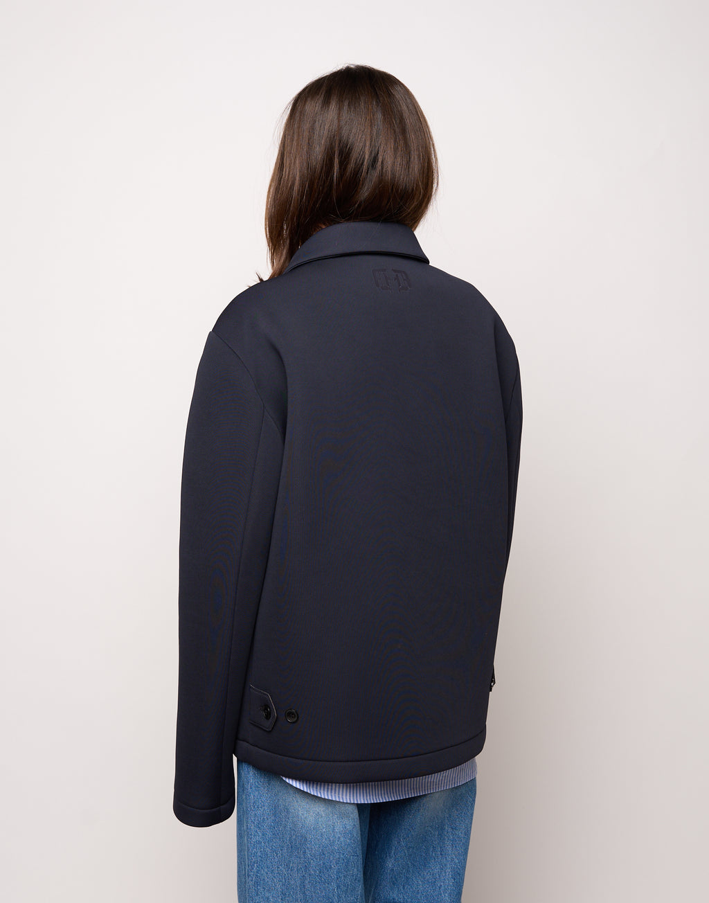 Caban Genderless in Tecno Neoprene Notte