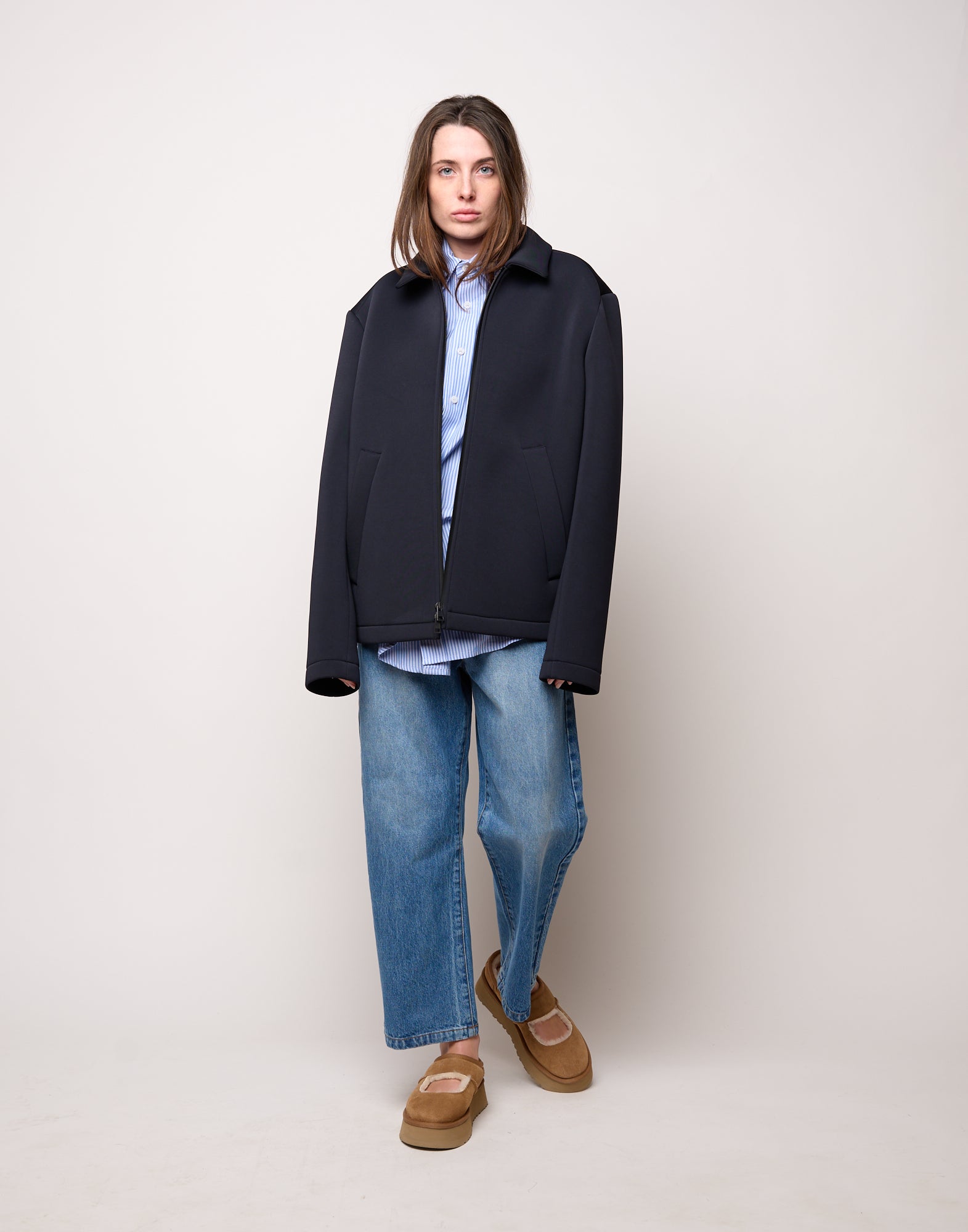 Caban Genderless in Tecno Neoprene Notte