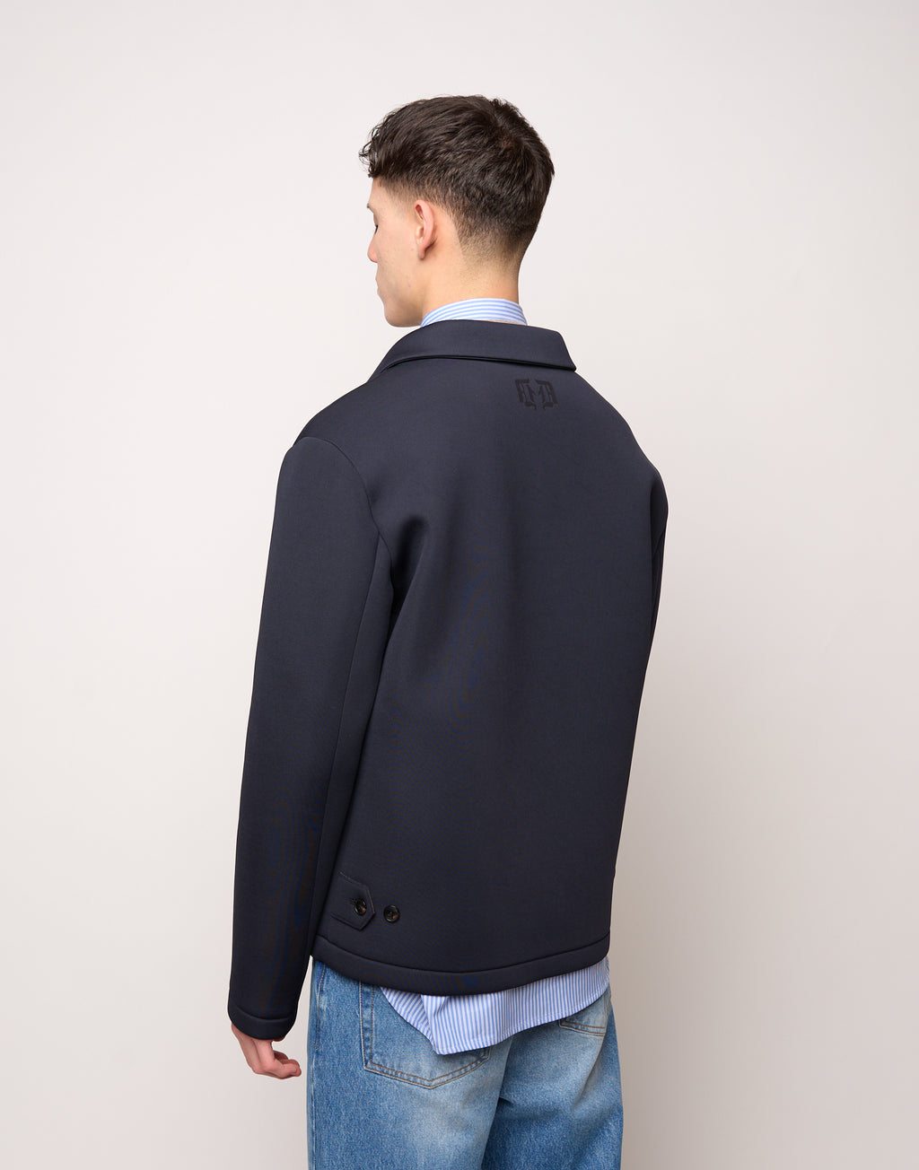 Caban Genderless in Tecno Neoprene Notte