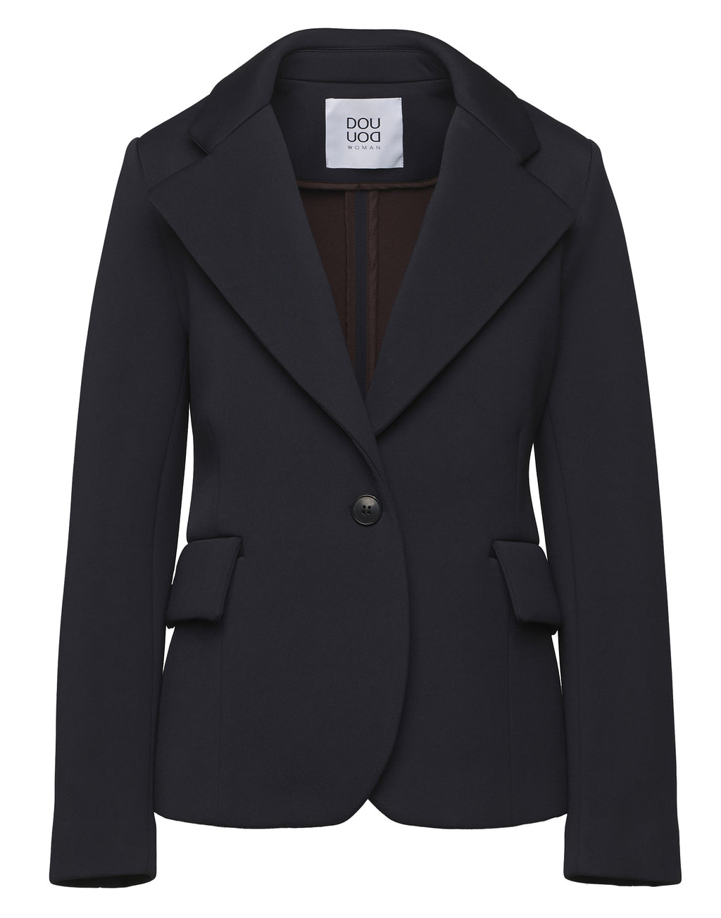 Giacca Monopetto in Tecno Neoprene Notte