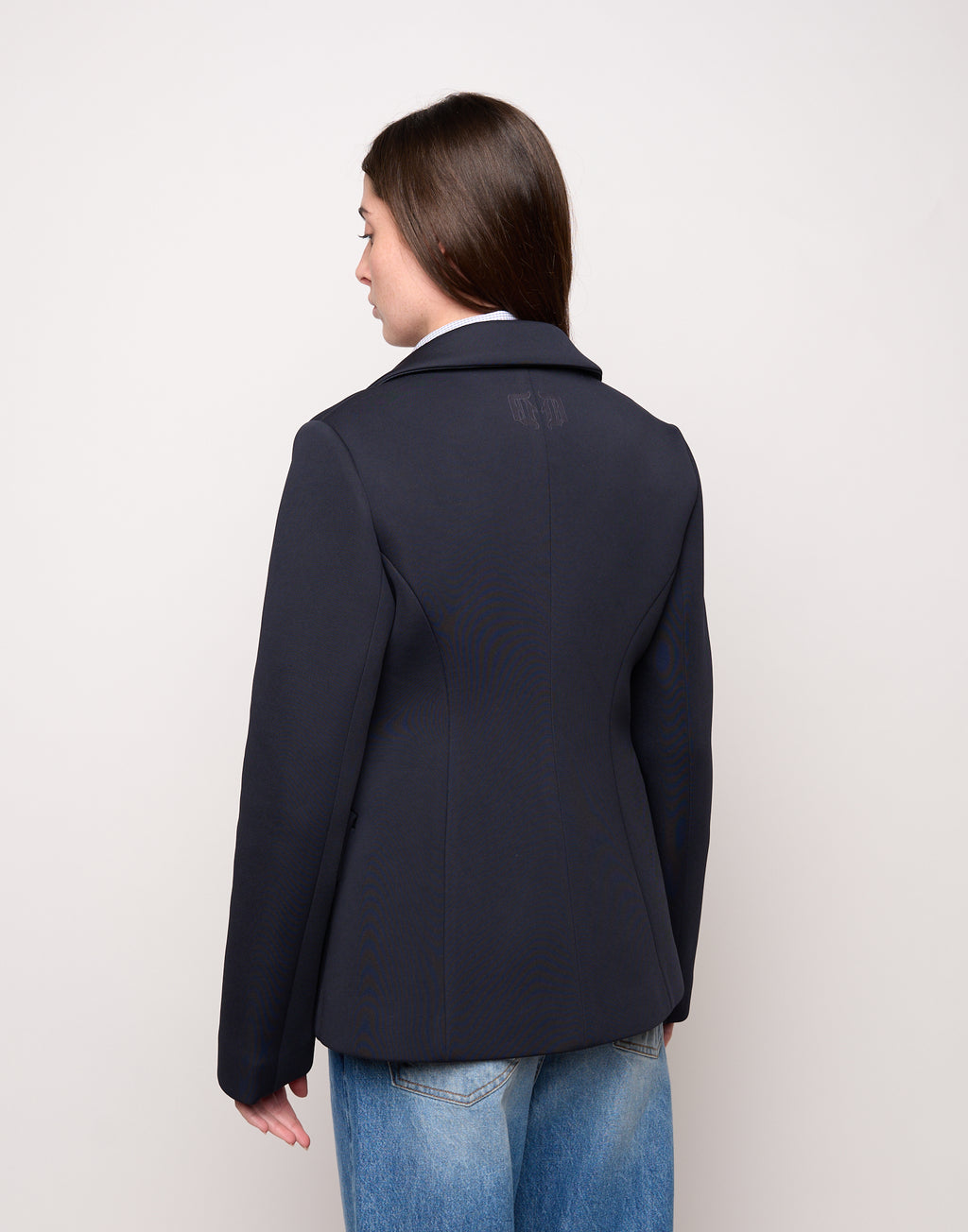 Giacca Monopetto in Tecno Neoprene Notte