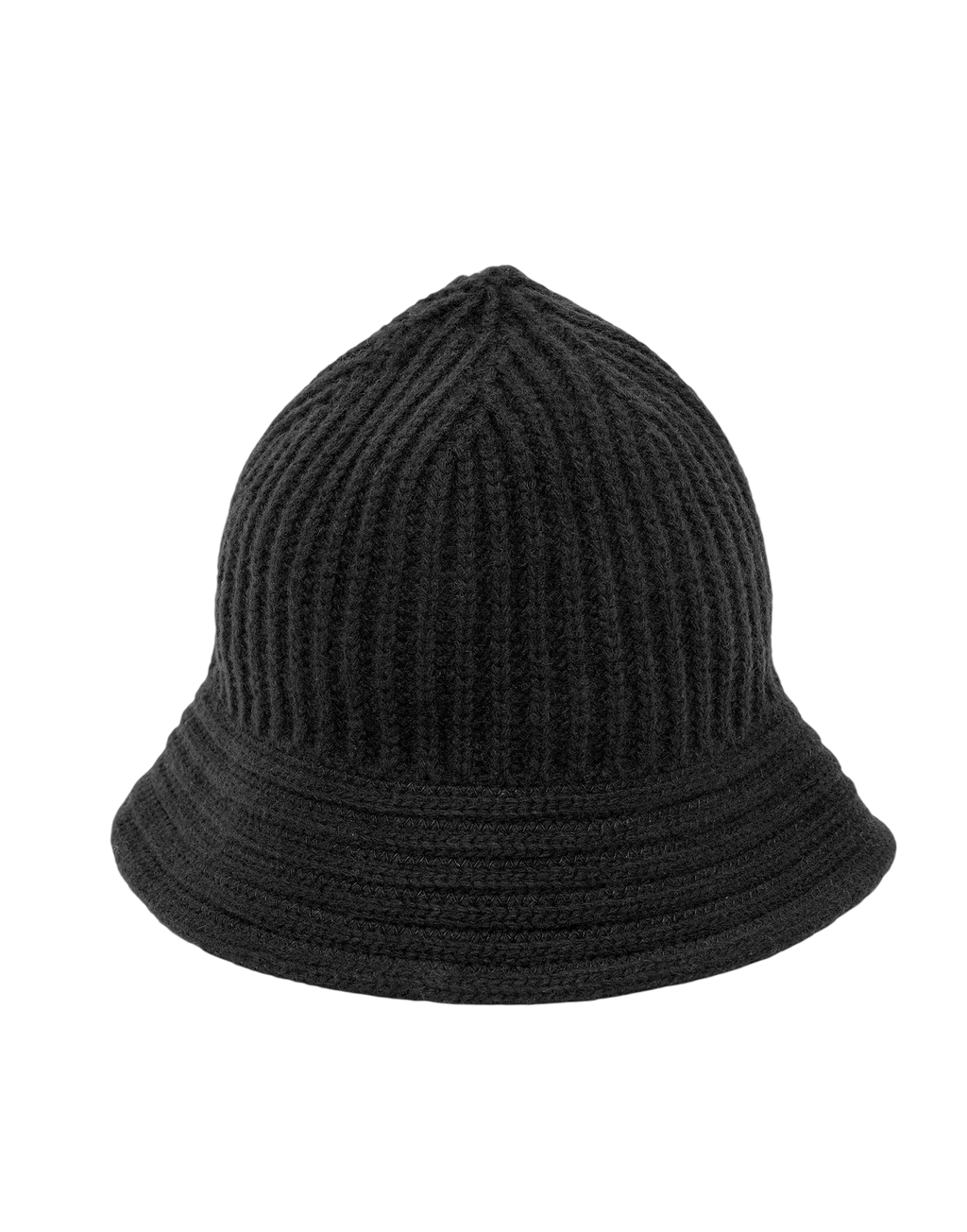 Berretto Cloche in Lana Nero