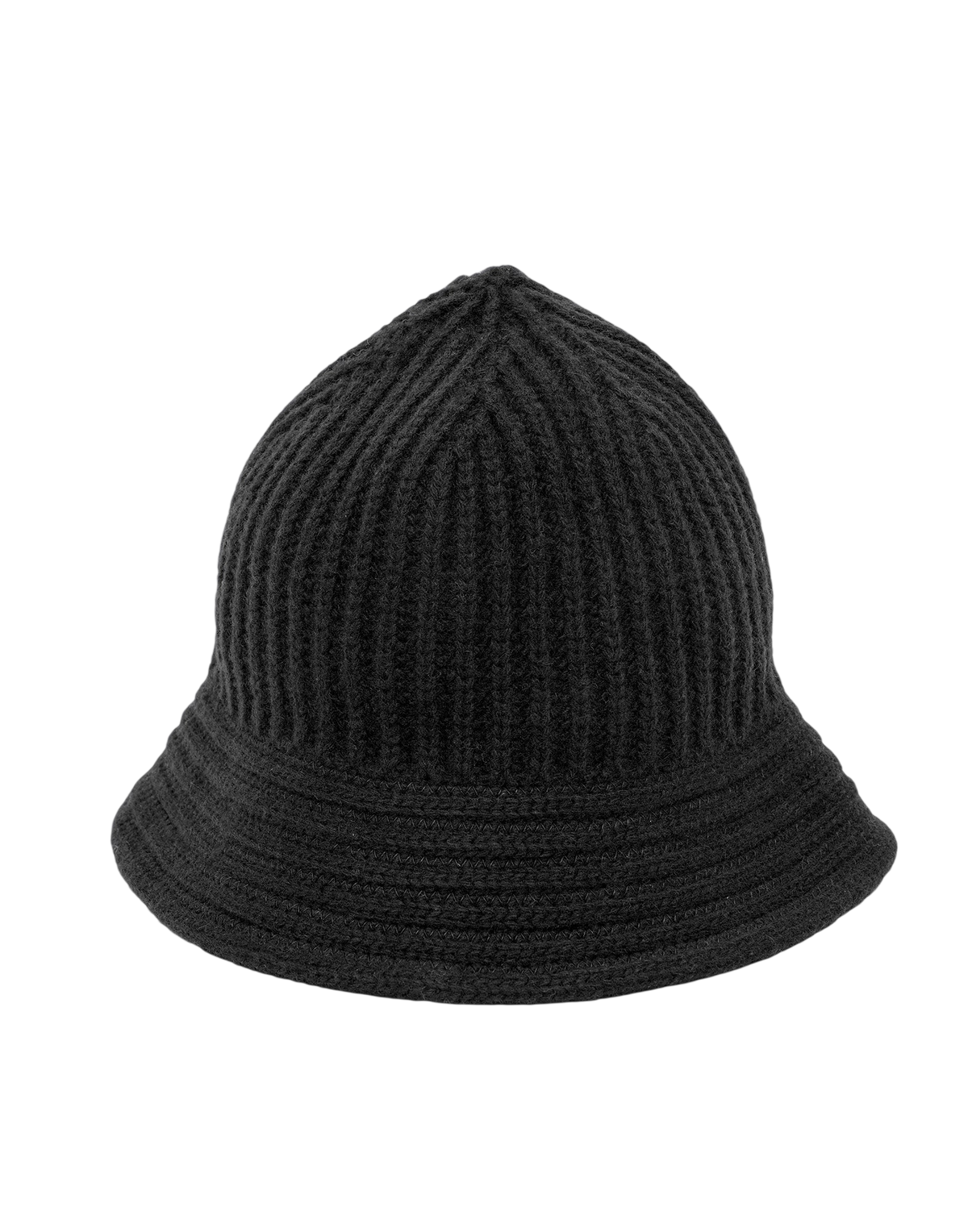 Berretto Cloche in Lana Nero
