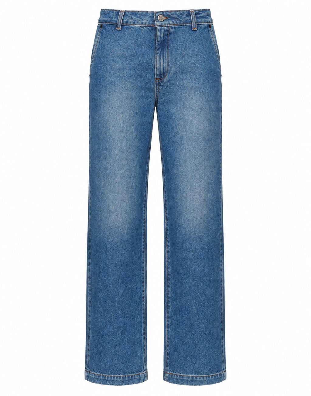 Pantalone Dritto in Denim Washed