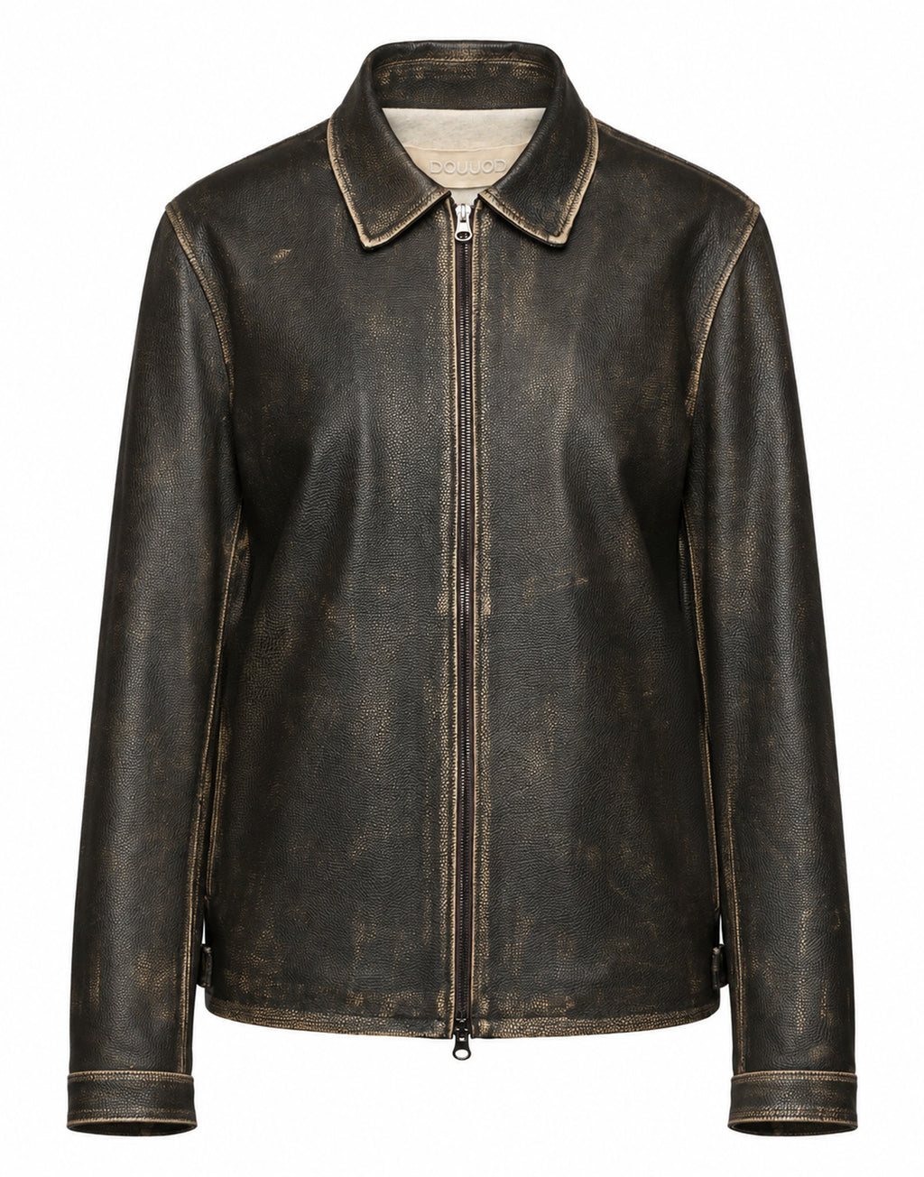 Giubbotto Genderless in Pelle Vintage