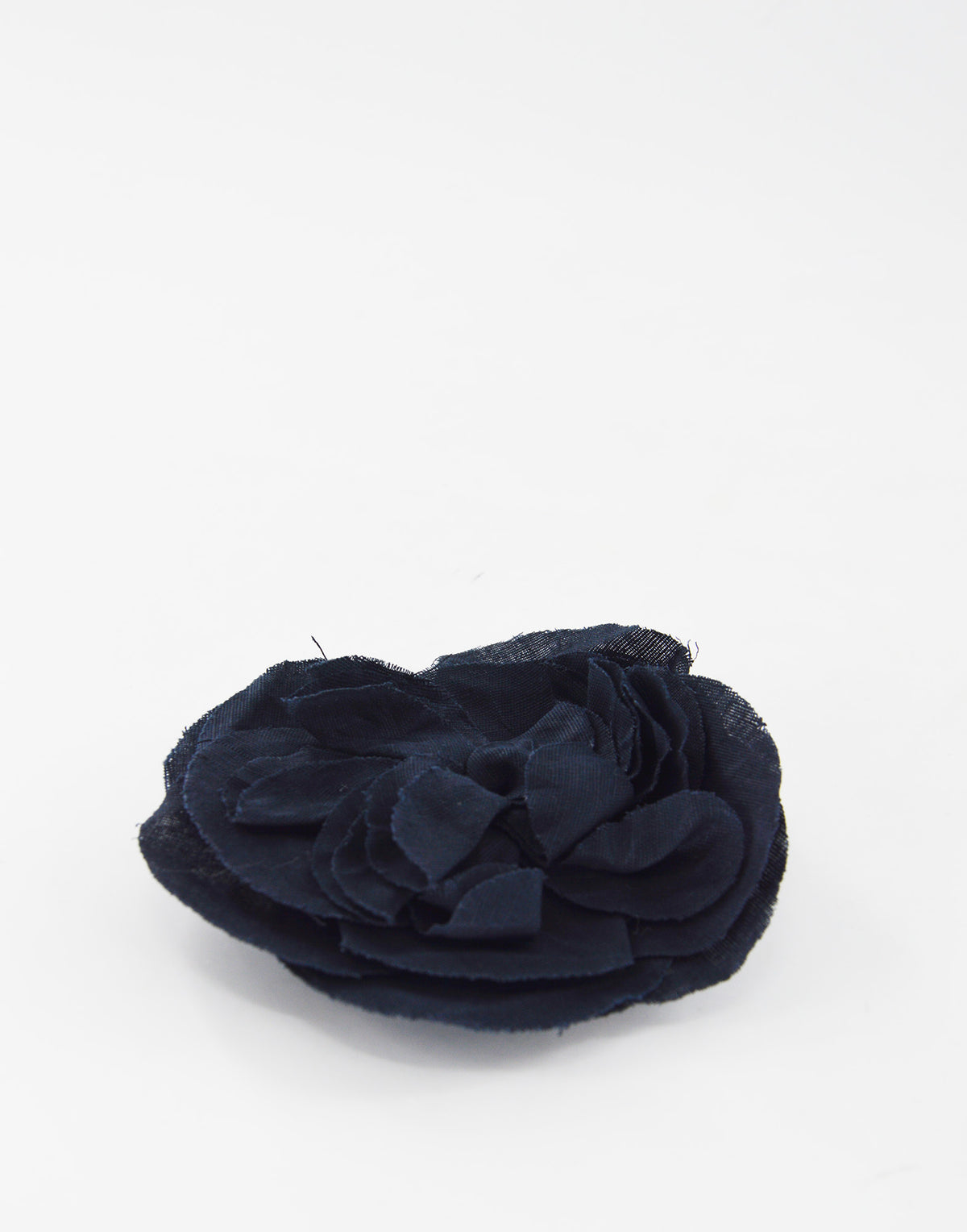 Midnight Blue Pink Flower Brooch