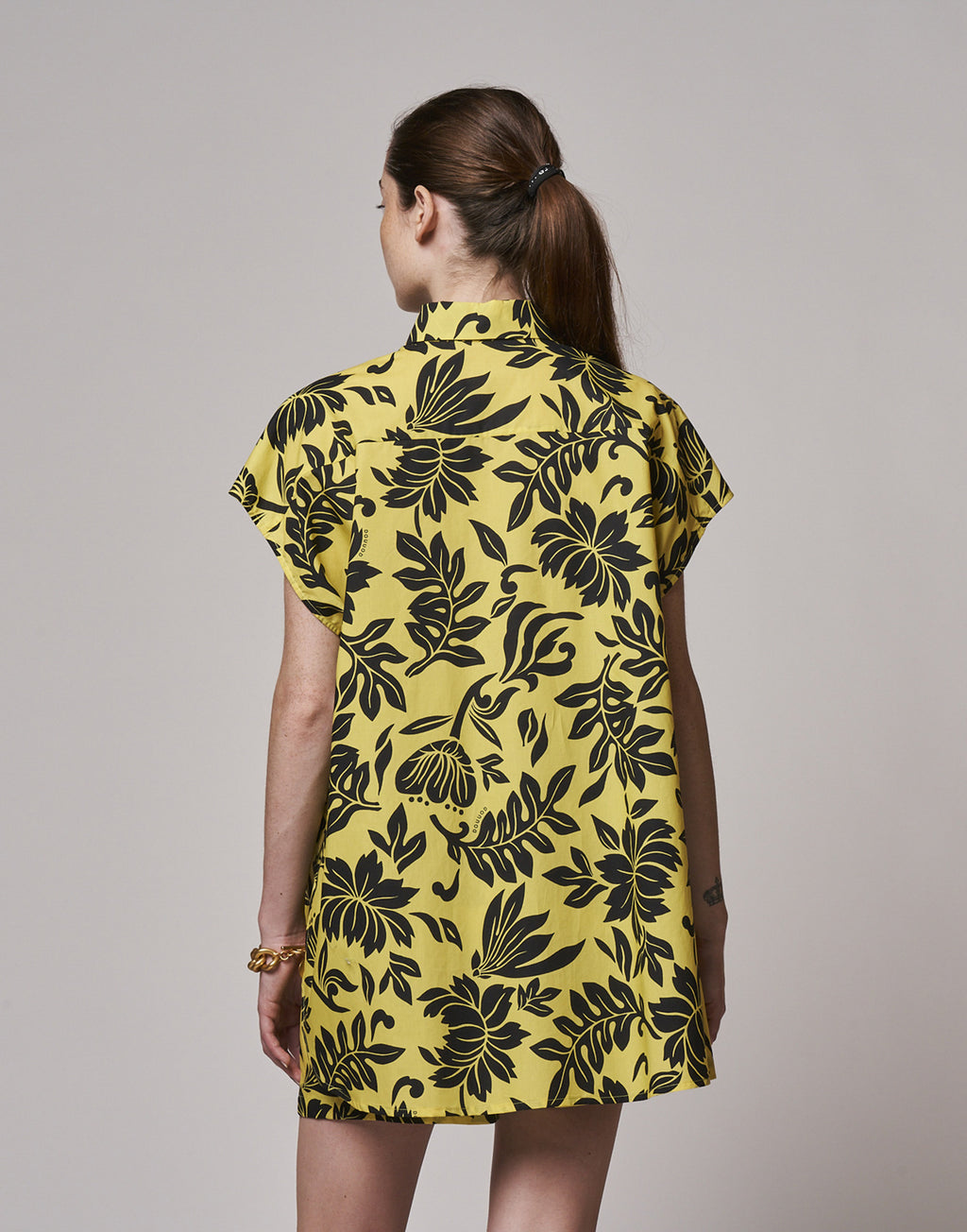 Camicia con Stampa Smanicata