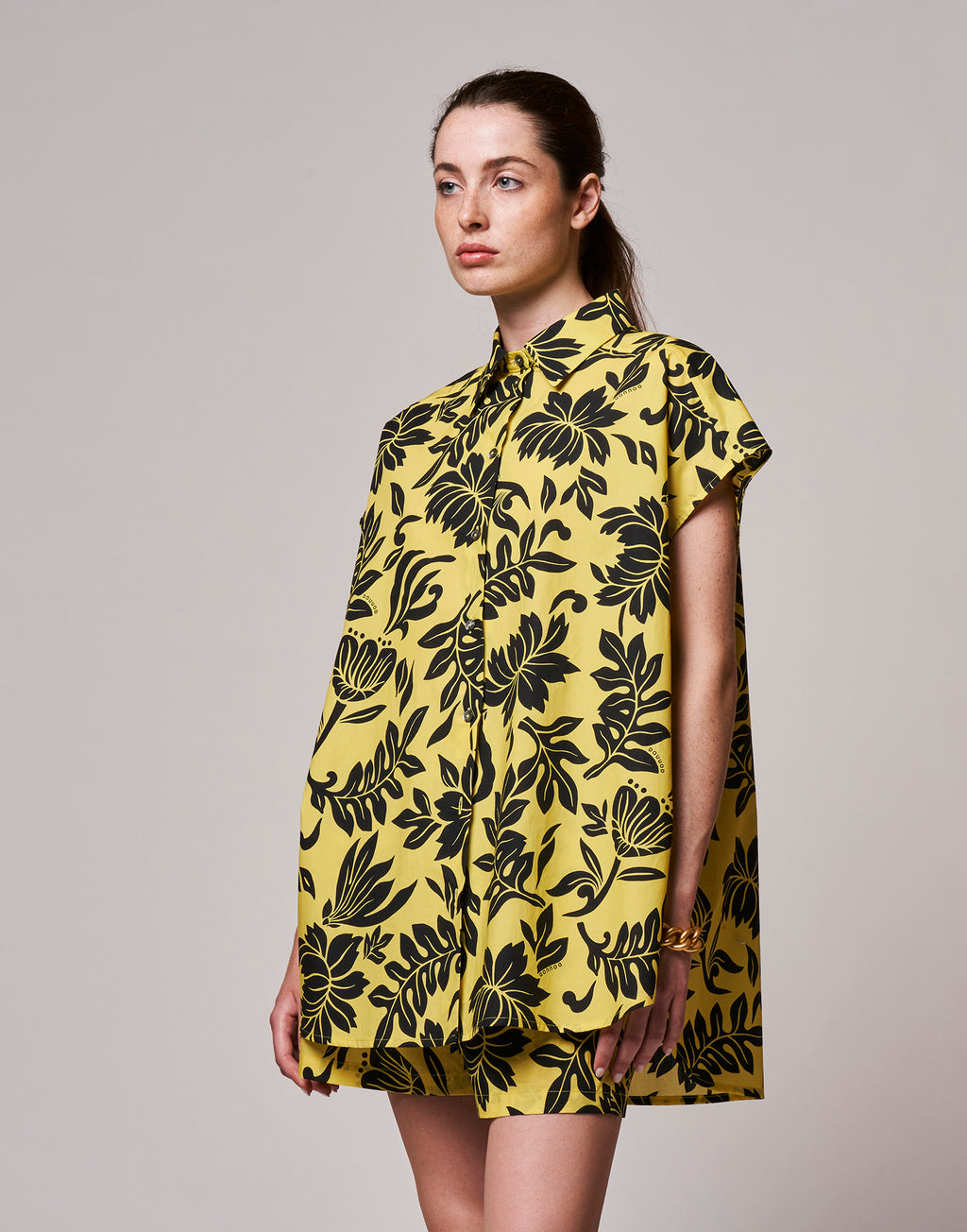 Camicia con Stampa Smanicata