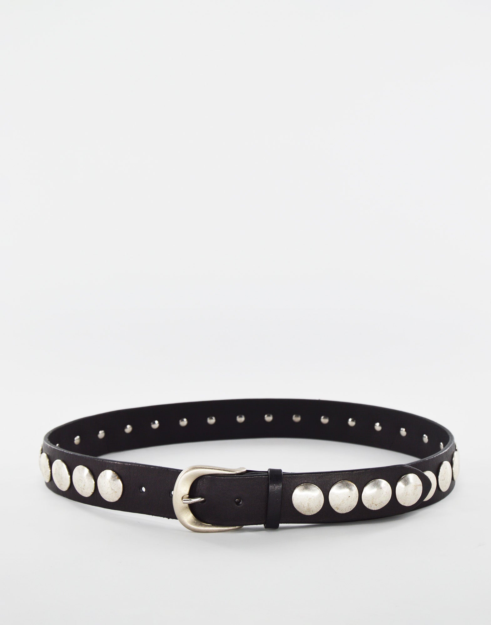 Cintura con Borchie Tonde Nera