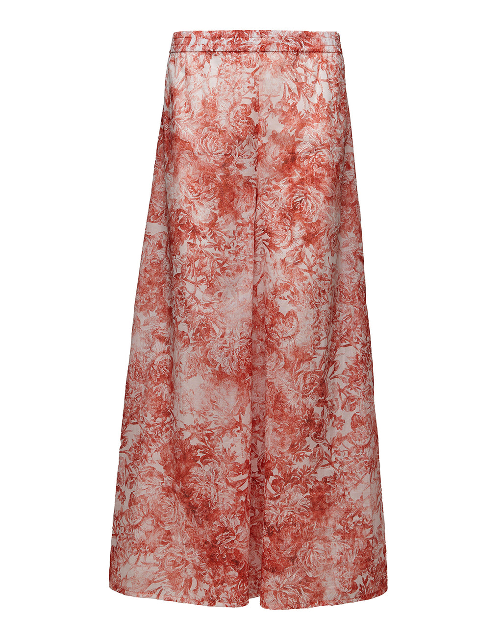 Pantaloni Ampi in Mussola Floreale Cotto