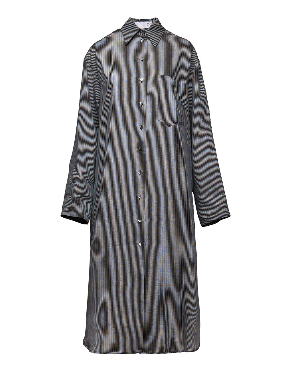 Abito Camicia in Organza Lino/Seta
