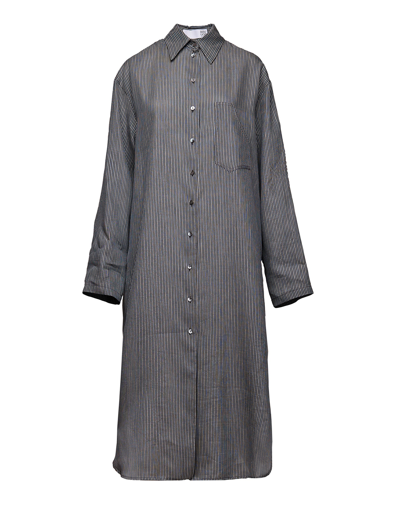 Abito Camicia in Organza Lino/Seta