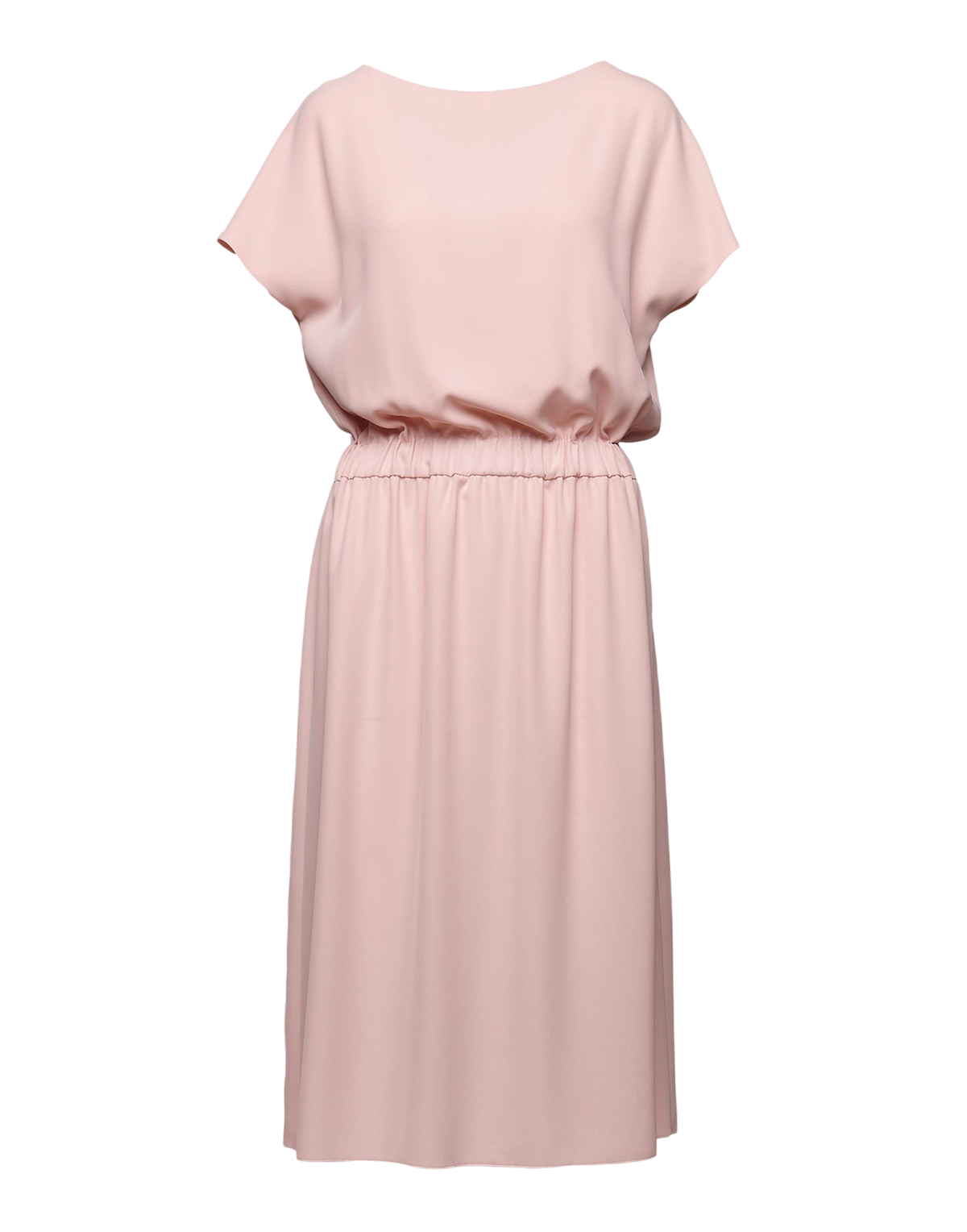 Longuette Dress in Fluid Cady Petal