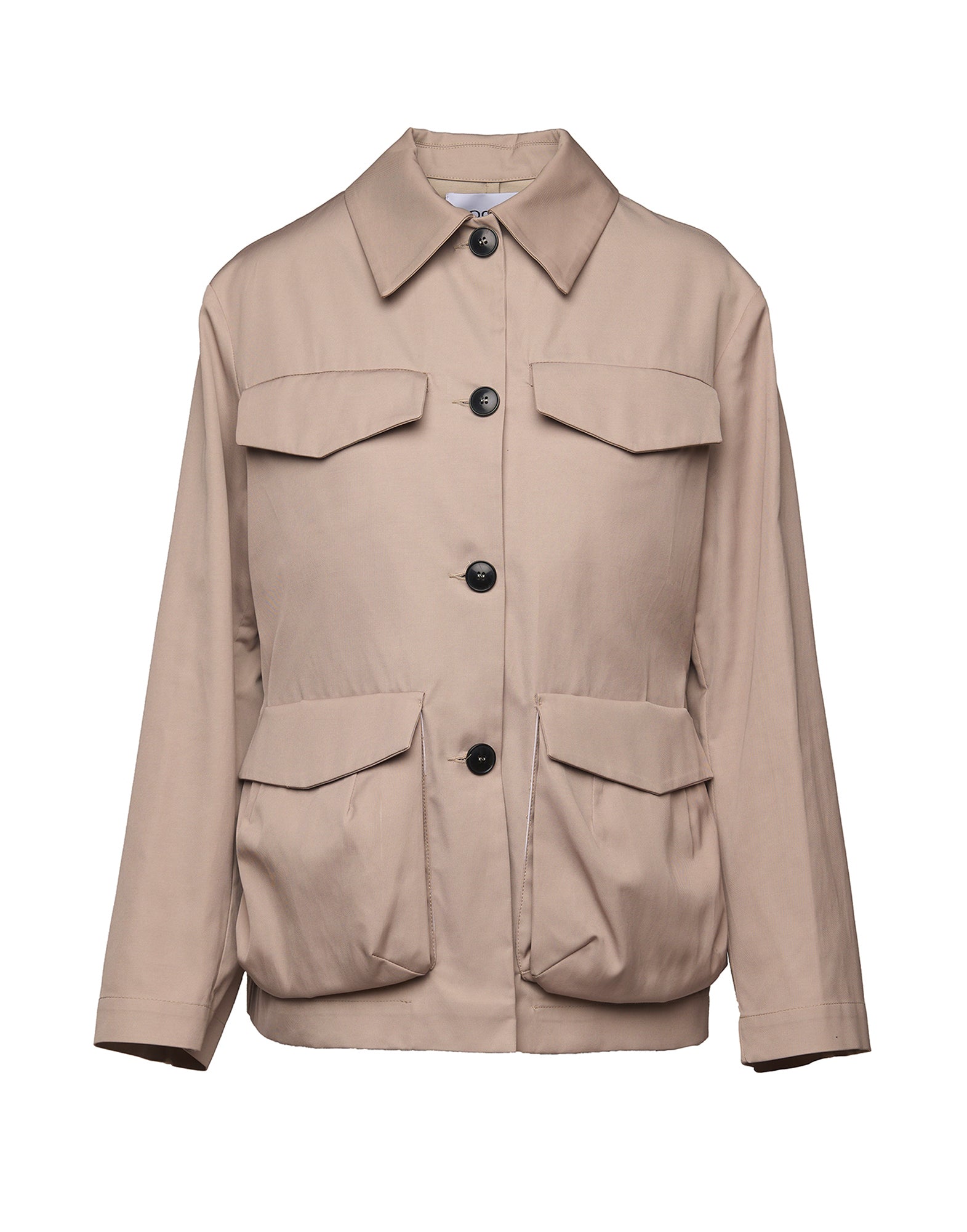 Field Jacket Salvia in Tecno Gabardine Safari